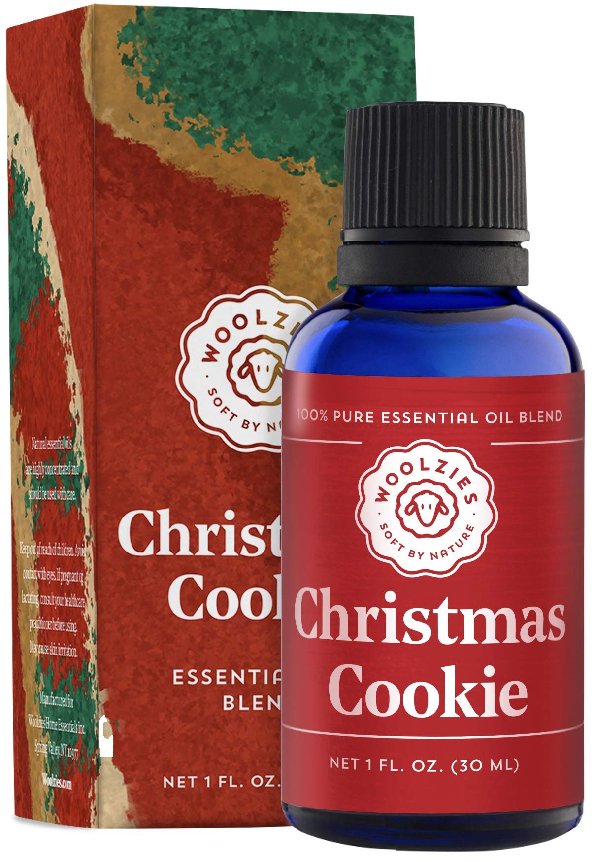 Christmas Cookie Essential Oil Blend - 1 Fl Oz for Aromatherapy, Soaps, Candles & Lotions | Holiday Scent for Relaxation, DIY Crafts & Home Fragrance