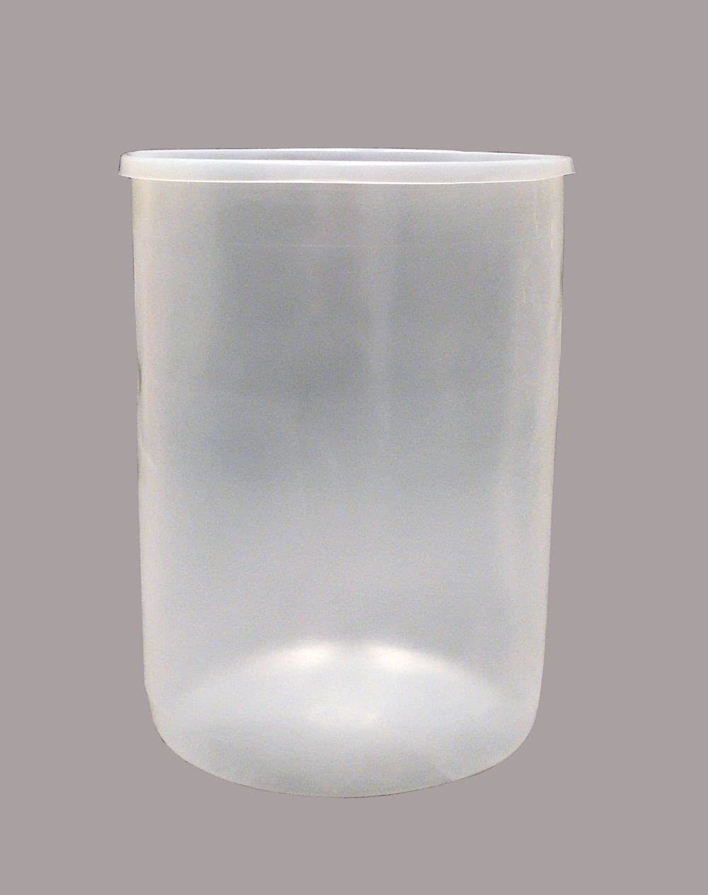16 Gallon Straight Side Seamless Drum Liners - 10 Pack Heavy Duty Trash Bags for Commercial & Industrial Use - Perfect for Waste Disposal, Recycling, and Food Storage