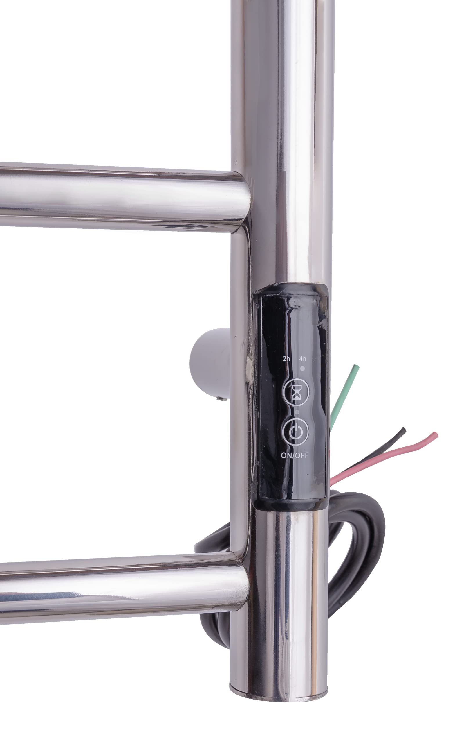 Premium Electric Heated Towel Rack - Brushed Nickel Wall Mounted Towel Warmer with Built-in Thermostat, 31.5