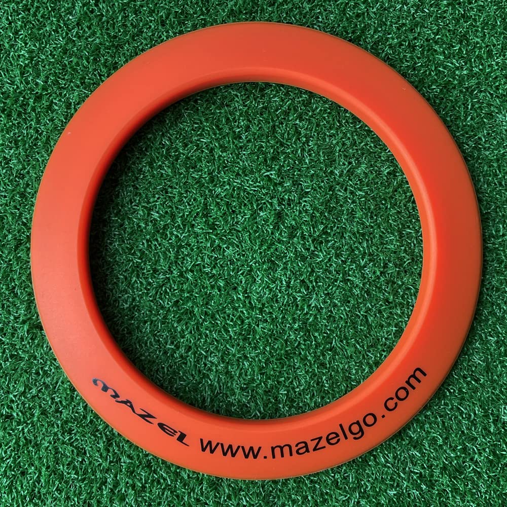 MAZEL Golf Putting Cup & Ring - Indoor/Outdoor Golf Training Aid for All-Direction Putting Practice | Improve Accuracy & Short Game | Perfect for Backyard, Office, or Course Practice