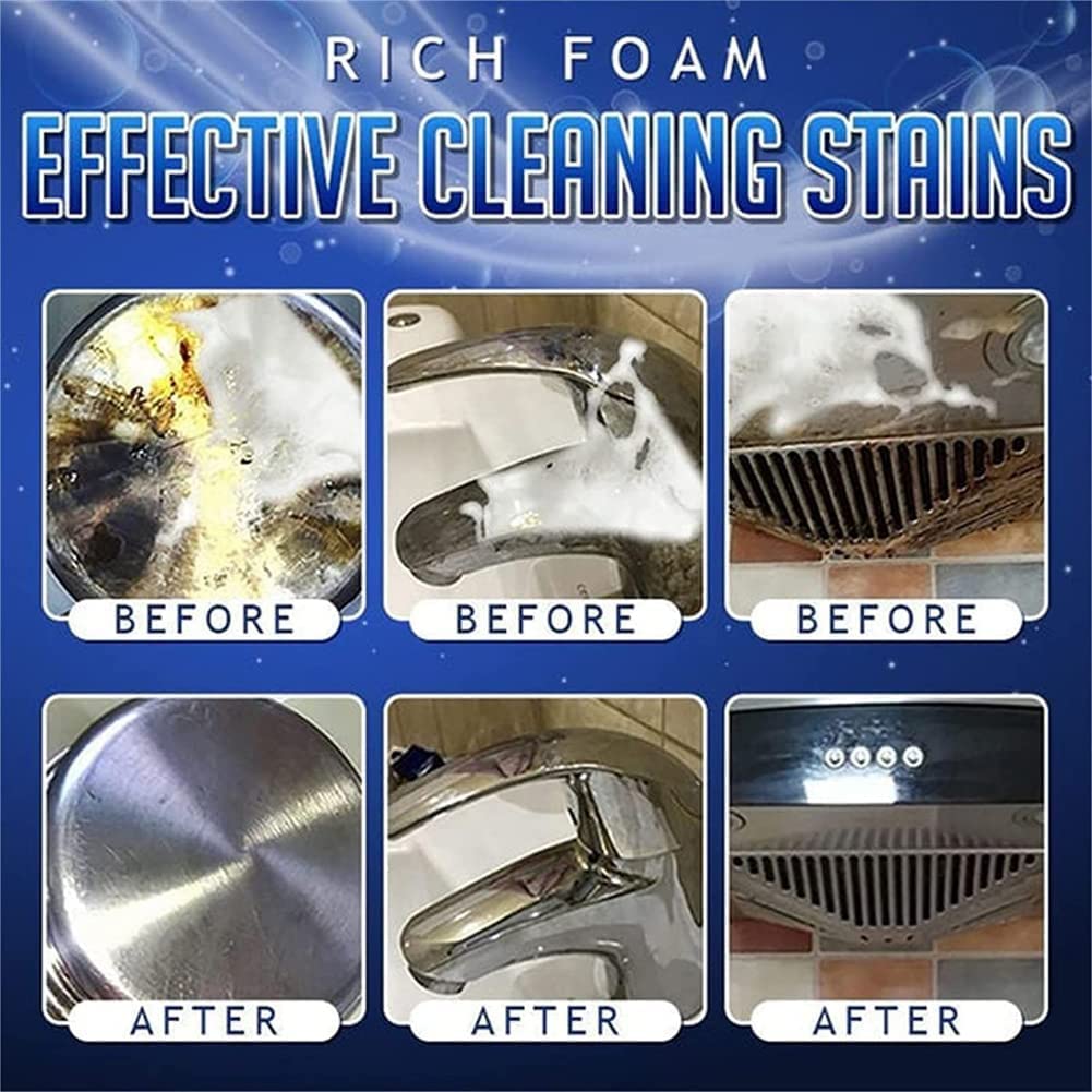 Foaming Heavy Duty Oil Stain Cleaner - Powerful All-Purpose Foam Cleaner for Stubborn Grease & Grime Removal (100ml, 1pc) | Ideal for Kitchen, Garage, Workshop & Industrial Use