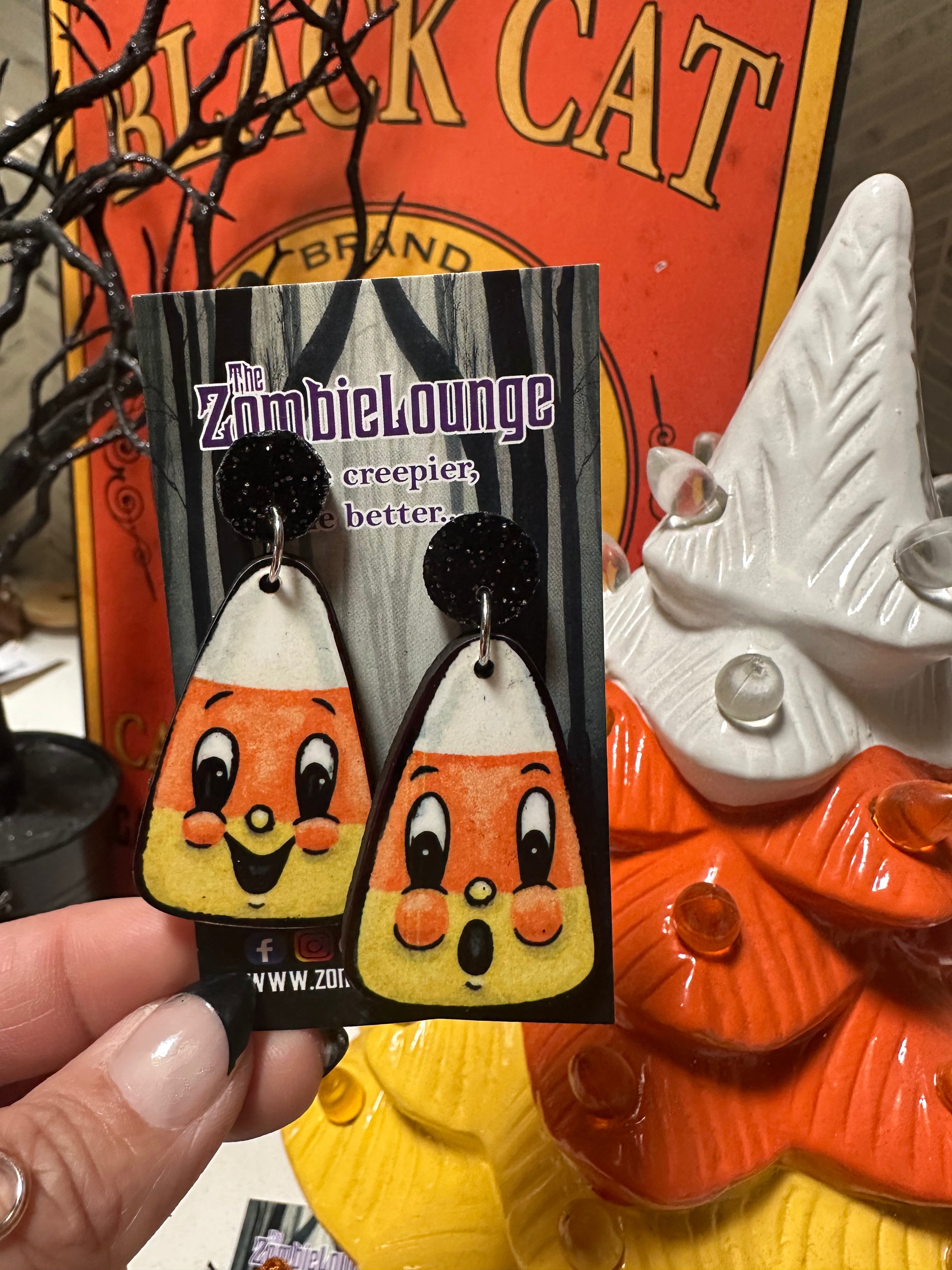 Johanna Parker Halloween Earrings - Spooky & Stylish Dangle Earrings for Women | Perfect for Halloween Parties, Costumes & Festive Outfits