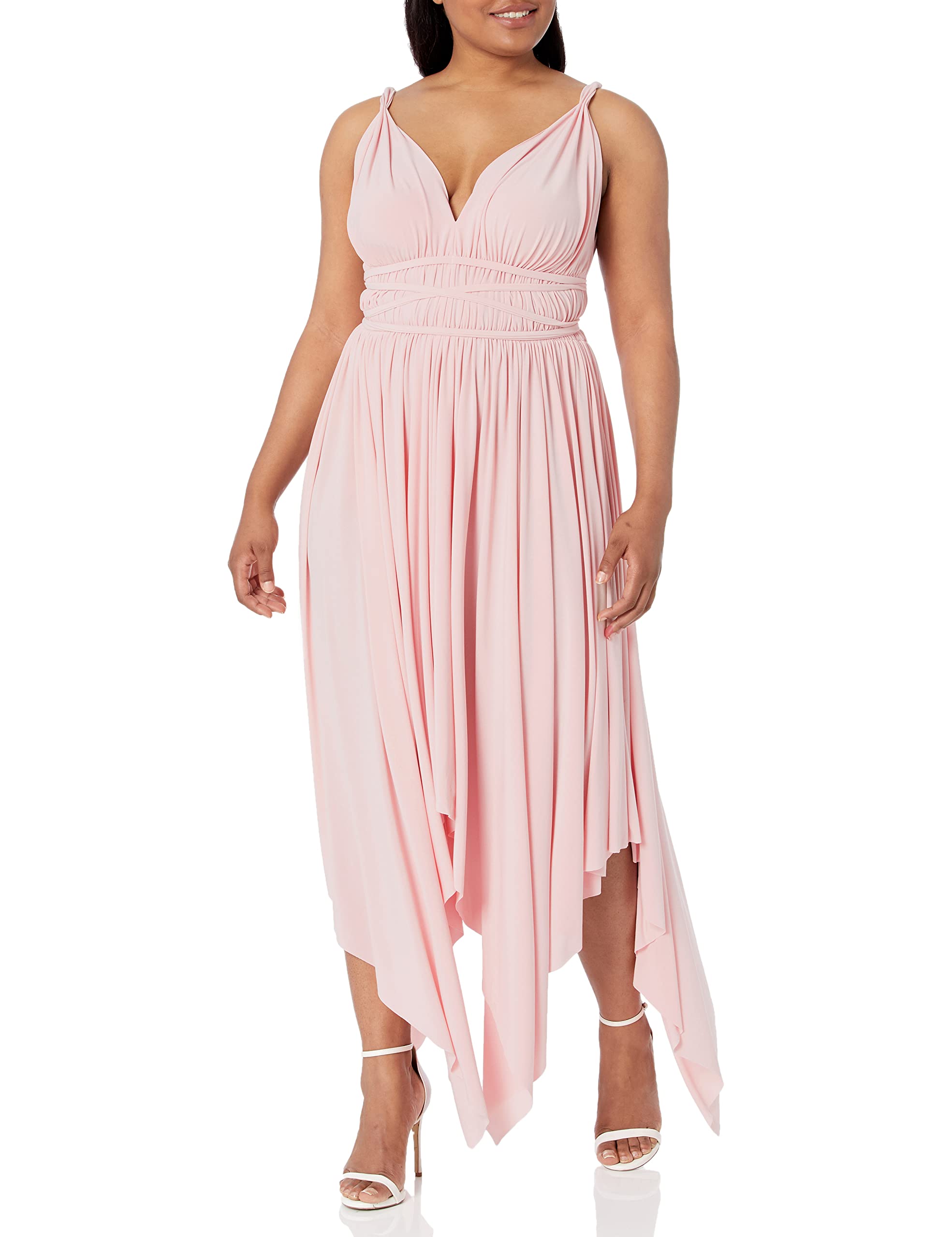 Norma Kamali Women's Goddess Dress - Elegant Flowy Maxi Dress for Weddings, Parties & Special Occasions | Perfect for Beach Vacations & Summer Evenings