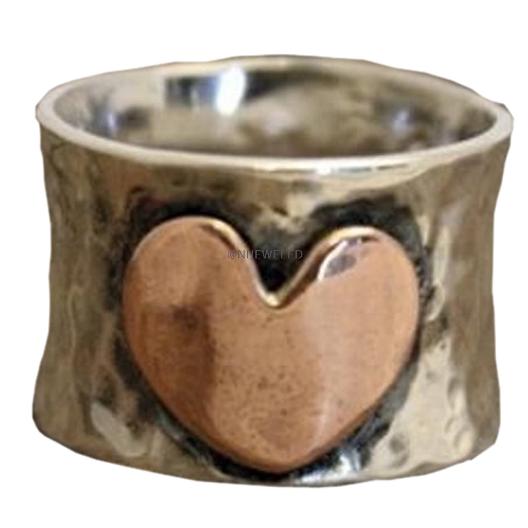 925 Sterling Silver Spinner Ring for Women - Stress Relief & Meditation Jewelry Gift