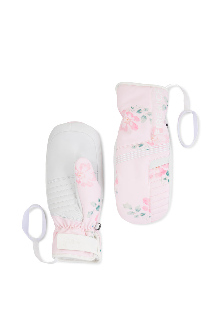 Bogner x LoveShackFancy Pia Thermal Insulated Mittens - Winter Gloves for Women, Waterproof & Windproof Ski Gloves - Perfect for Skiing, Snowboarding & Cold Weather Outdoor Activities