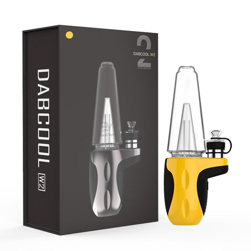 Dabcool W2 Electric Dab Rig Kit - IPX4 Waterproof, 1500mAh Battery Portable Vaporizer for Wax & Concentrates | Perfect for Home Use, Travel & Outdoor Activities