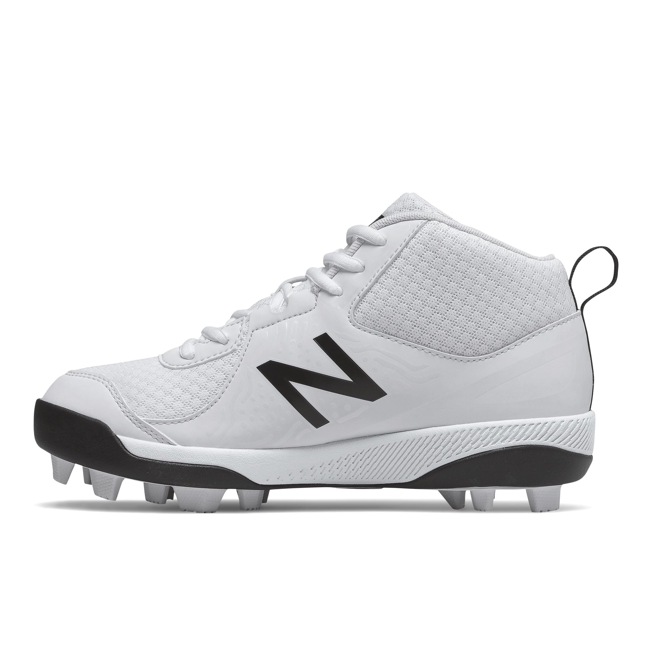 New Balance 3000v5 White Youth Baseball Cleats - Lightweight Molded Cleats for Kids - Perfect for Little League, Training & Youth Baseball Games