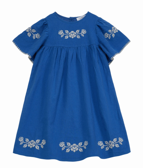 CERA UNA VOLTA LEONIDAS Girls' Dress for Ages 2-12 Years - Elegant Party & Special Occasion Outfit for Weddings, Birthday Celebrations & Formal Events