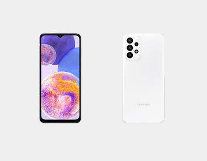 Samsung Galaxy A23 SM-A235M 64GB 4GB RAM Dual SIM Unlocked Smartphone (White) - Perfect for Travel, Business & Everyday Use