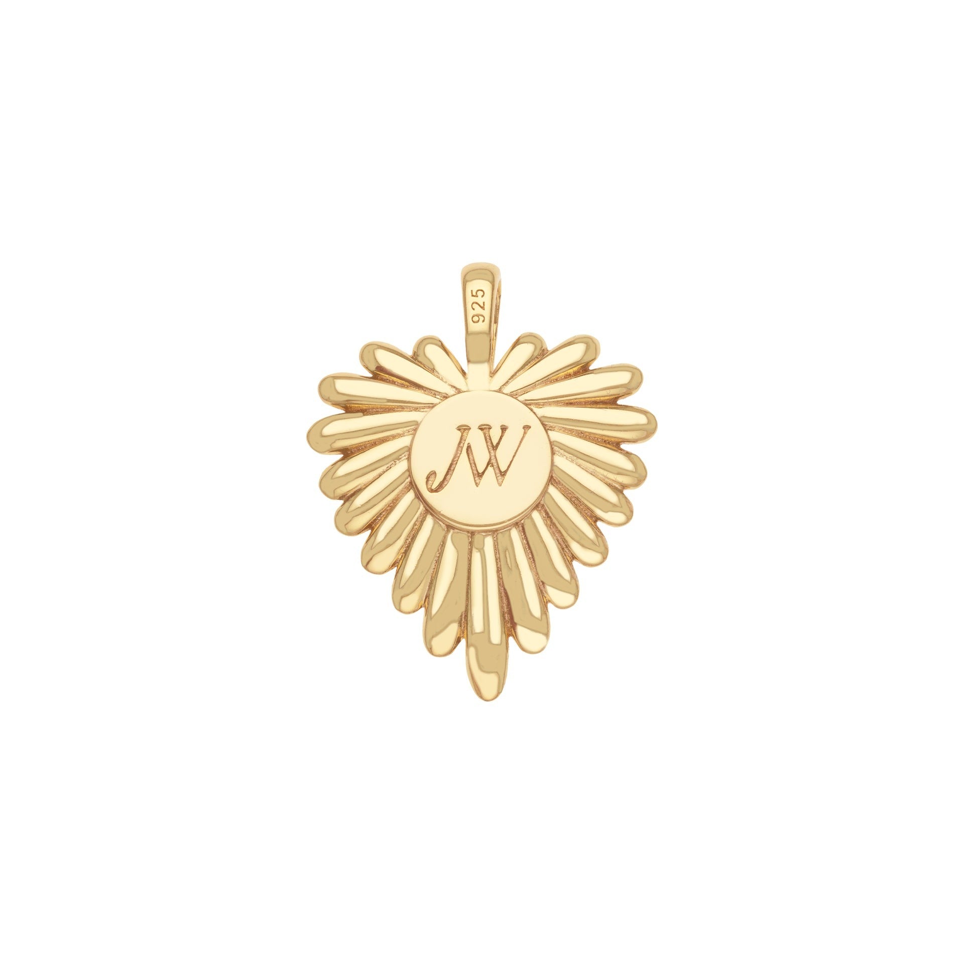Jane Win LOVE Petite Embellished Full Heart Pendant Necklace - Dainty Gold Heart Jewelry for Women, Perfect Gift for Valentine's Day, Anniversary & Romantic Occasions