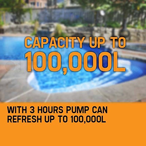 2HP 2000W Self Priming Swimming Pool Pump with High Pressure for Spa, Hot Tub, and Water Filtration System - Ideal for Inground & Above Ground Pools, Backyard Water Features