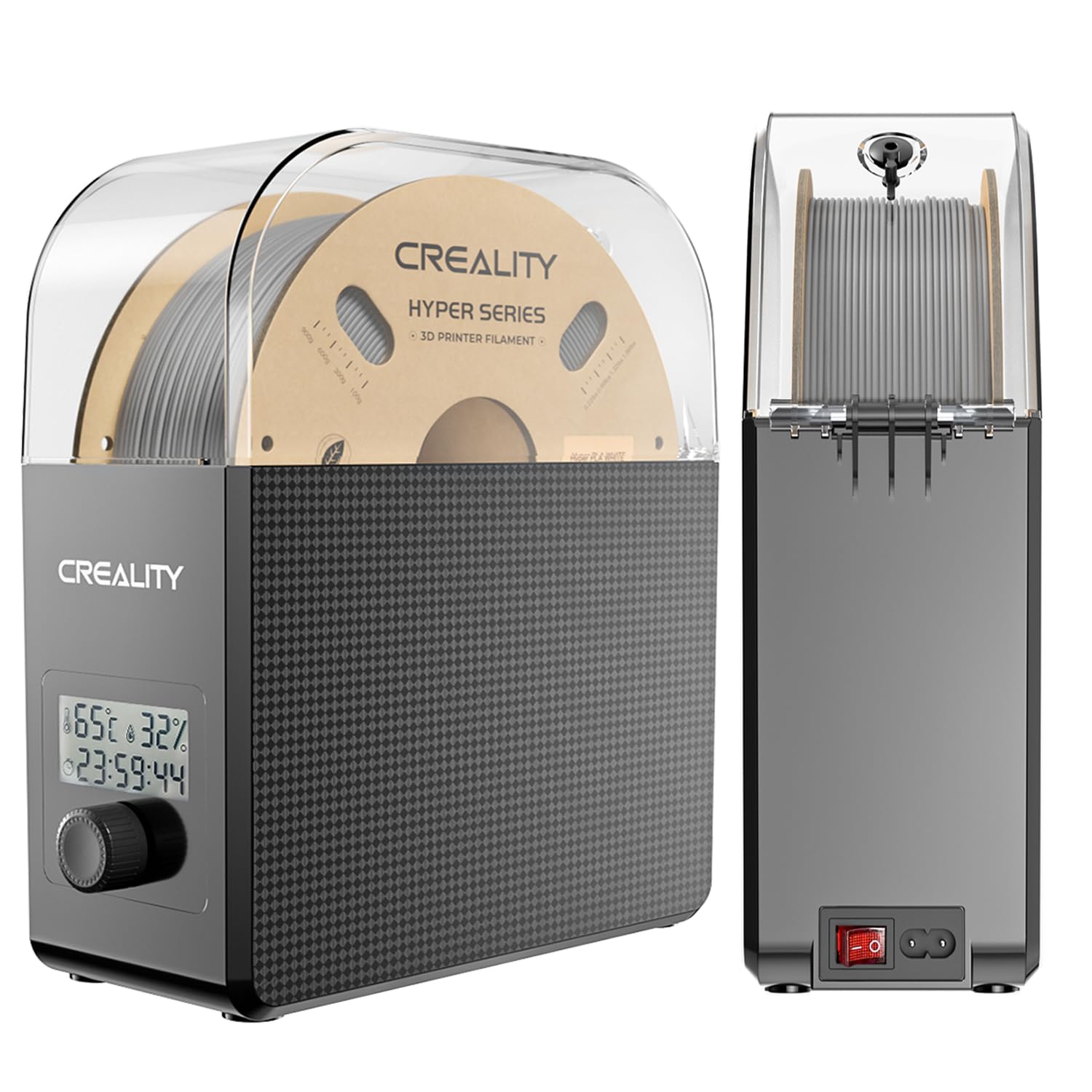 Creality Official Filament Dryer Box 2.0 for 3D Printer Filament - Adjustable Temperature & 24H Timer, PLA PETG ABS Nylon PA Filament Storage Dehydrator | Perfect for Home 3D Printing, Workshop & Professional Use