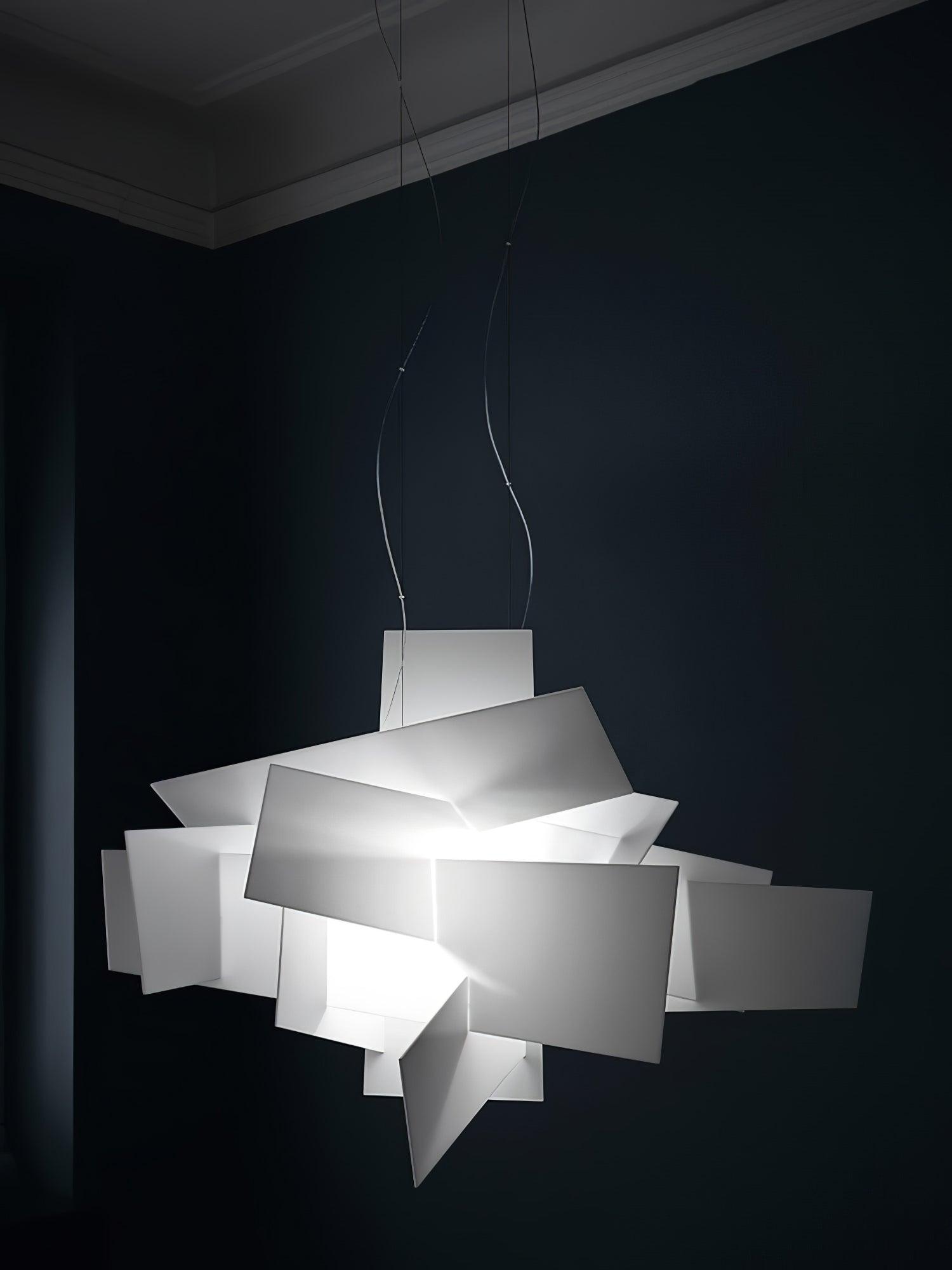 Modern Big Bang Pendant Light Fixture - Industrial Style Ceiling Hanging Lamp for Dining Room, Kitchen Island & Living Room Decor