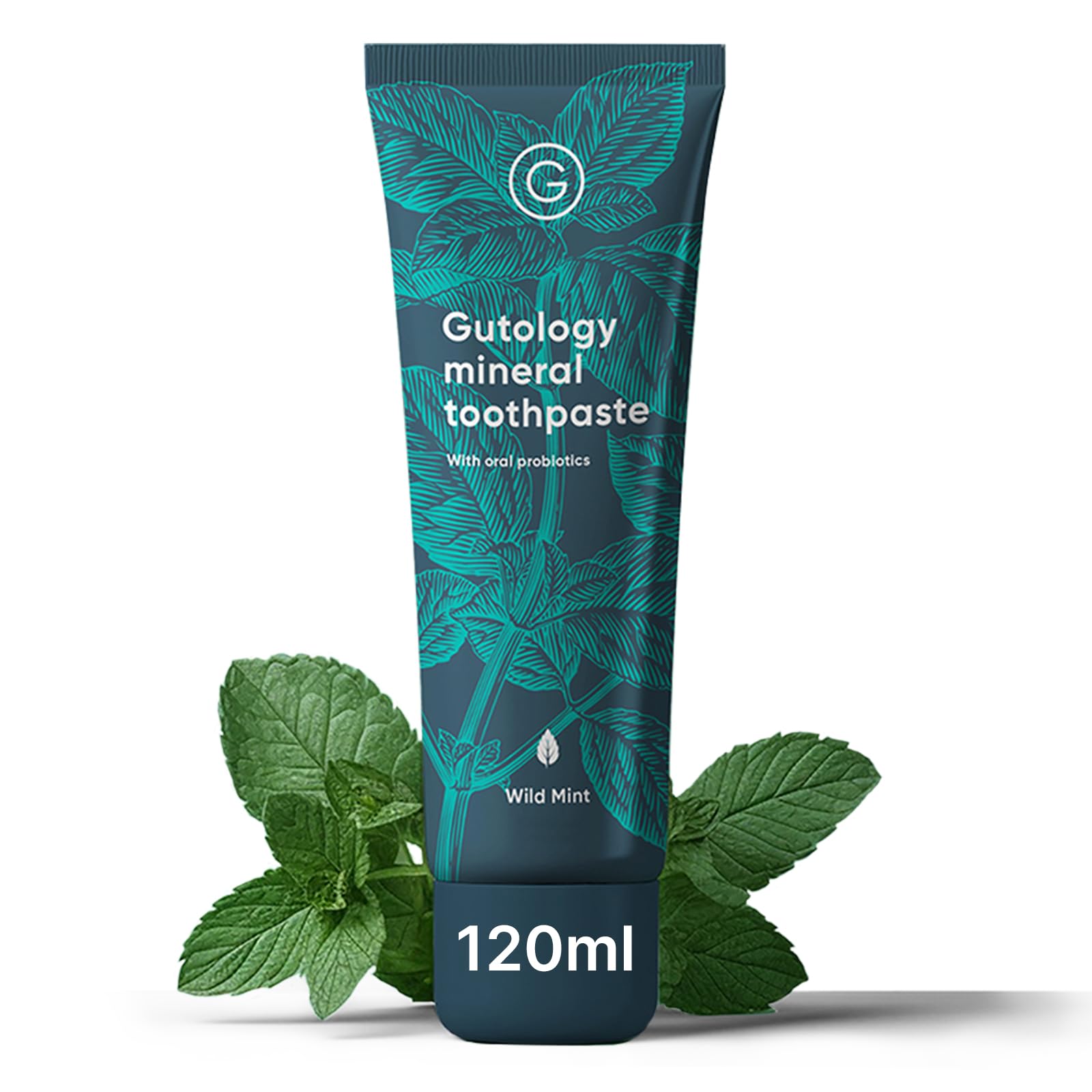Natural Probiotic Hydroxyapatite Toothpaste - Fluoride-Free 120ml (4.2 Oz) for Teeth Remineralization | Whitening & Sensitivity Relief | Wild Mint Flavor | Safe for Adults & Kids | Ideal for Daily Oral Care & Travel