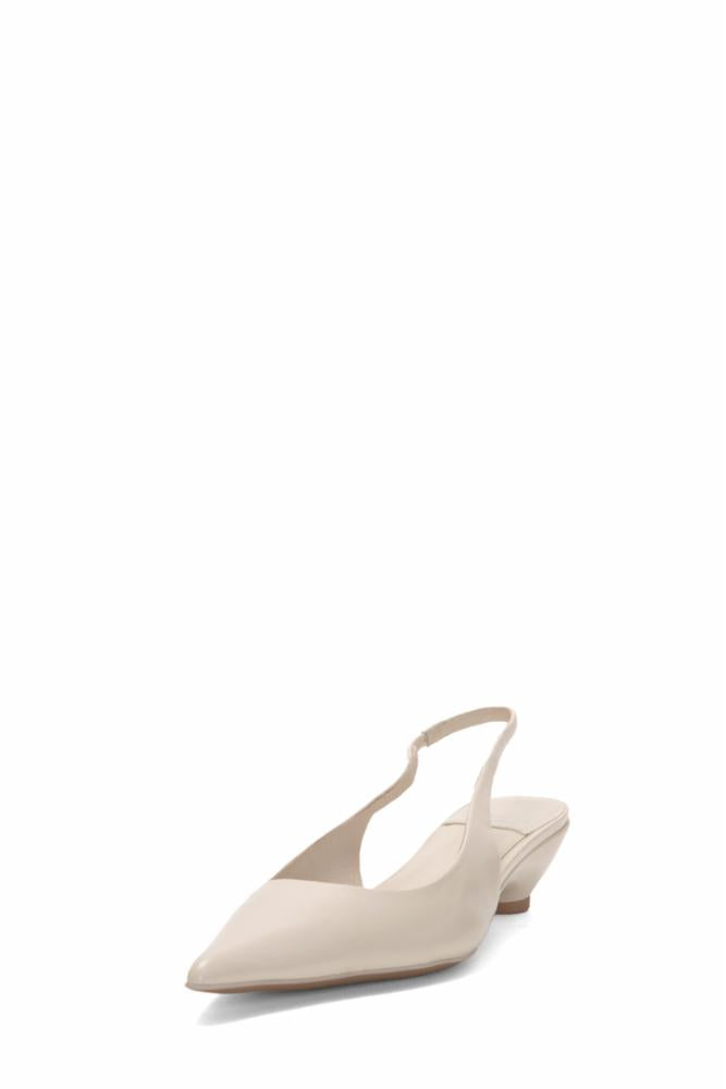 Jeffrey Campbell Women's Monday Cream Crinkle Leather Boots - Stylish Ankle Booties for Fall & Winter | Perfect for Office, Date Night & Casual Outfits