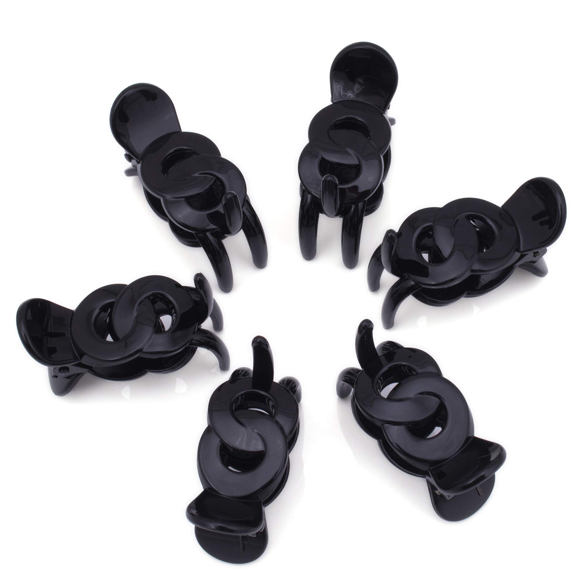 Sukkhi Peasing Butterfly Hair Clips for Women and Girls - 6 Pack Hair Accessories for School, Party, Wedding, and Everyday Use - SKR70563SK