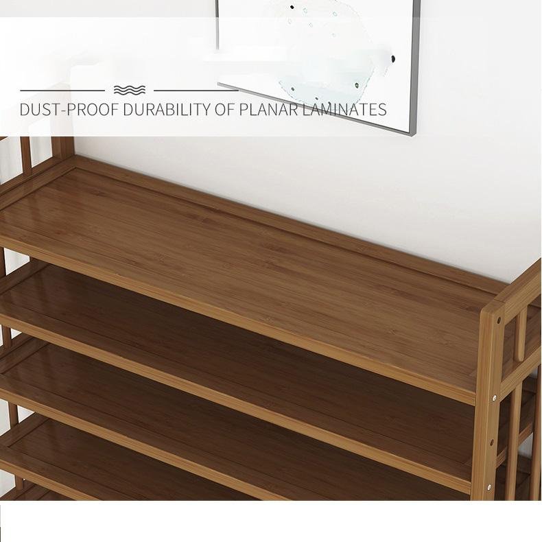 10-Tier Bamboo Shoe Rack Organizer - Space Saving Corner Storage Shelf for Entryway, Closet & Bedroom Organization