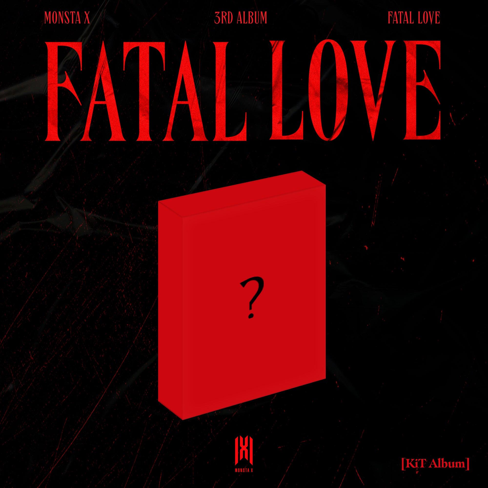 MONSTA X 3rd Album Kihno Kit 'FATAL LOVE' - K-Pop Music Kit for Fans, Collectors & Kihno Player Users - Perfect for Concerts, Fan Meetings & K-Pop Collections