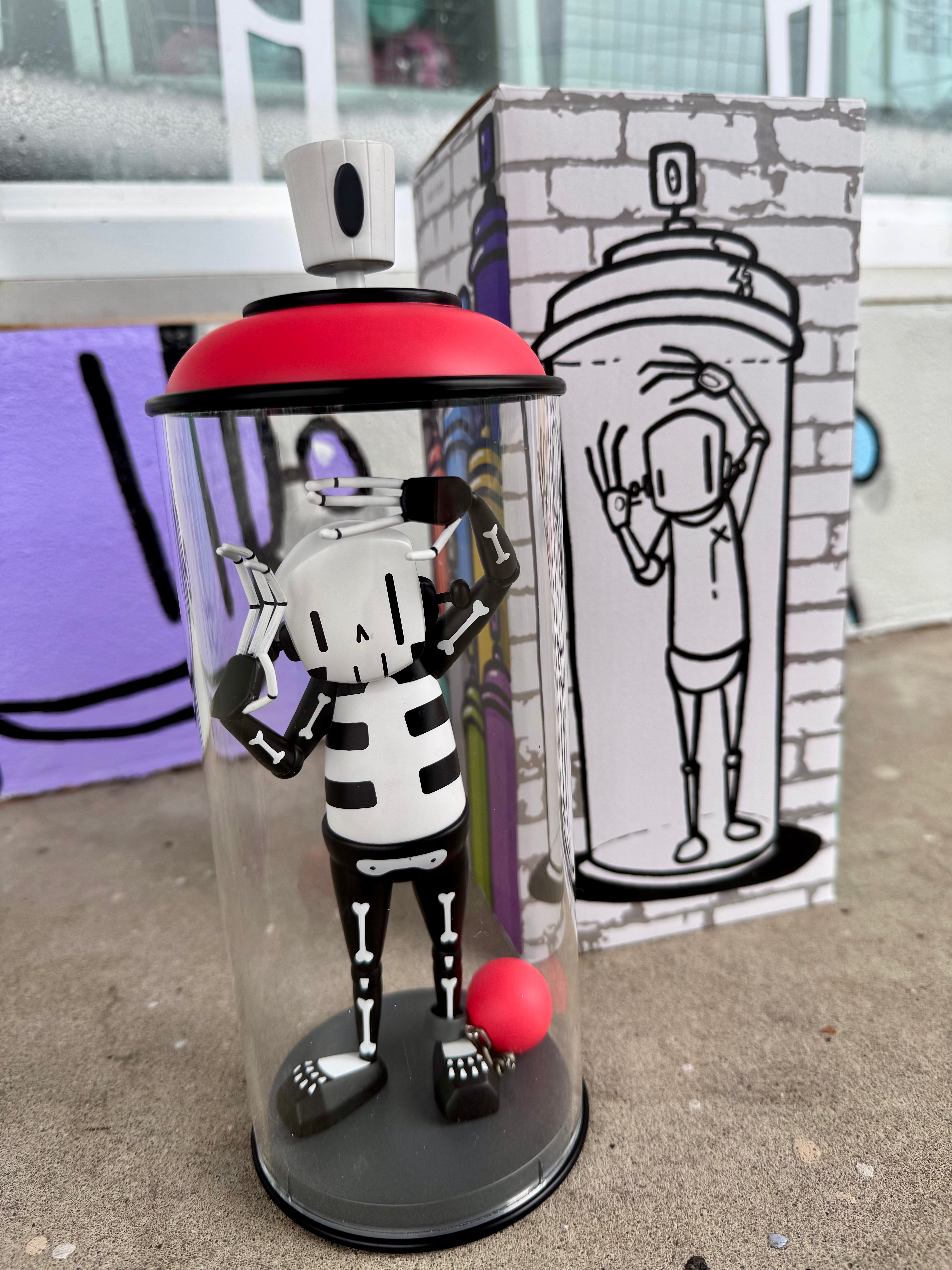 ChrisRWK Contents Under Pressure Vinyl Figure - Bones Edition | Limited Edition Art Toy for Collectors | Perfect for Home Display & Office Decor