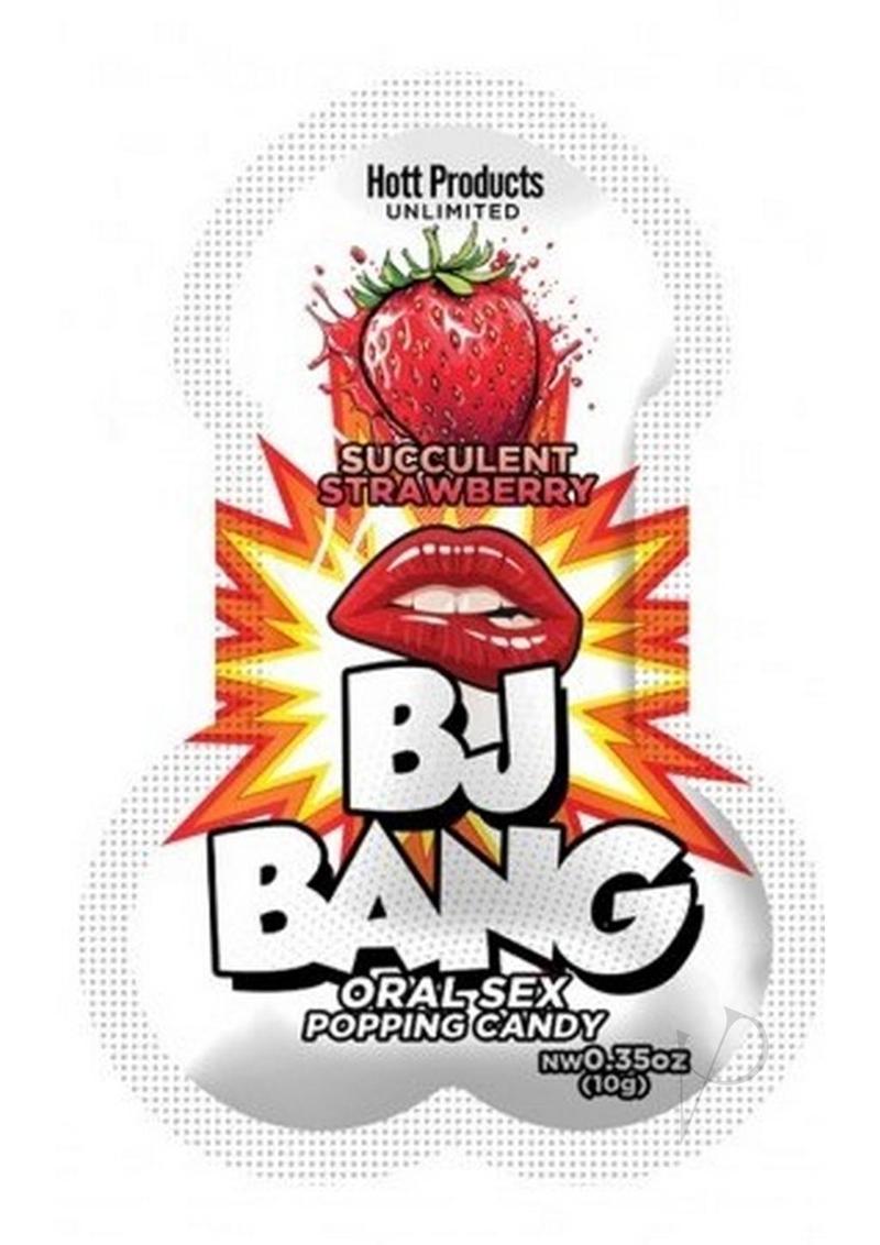 Bj Bang Popping Candy - 24 Pack Succulent Strawberry Flavor | Fun Party Snack & Unique Gift Idea for Kids & Adults