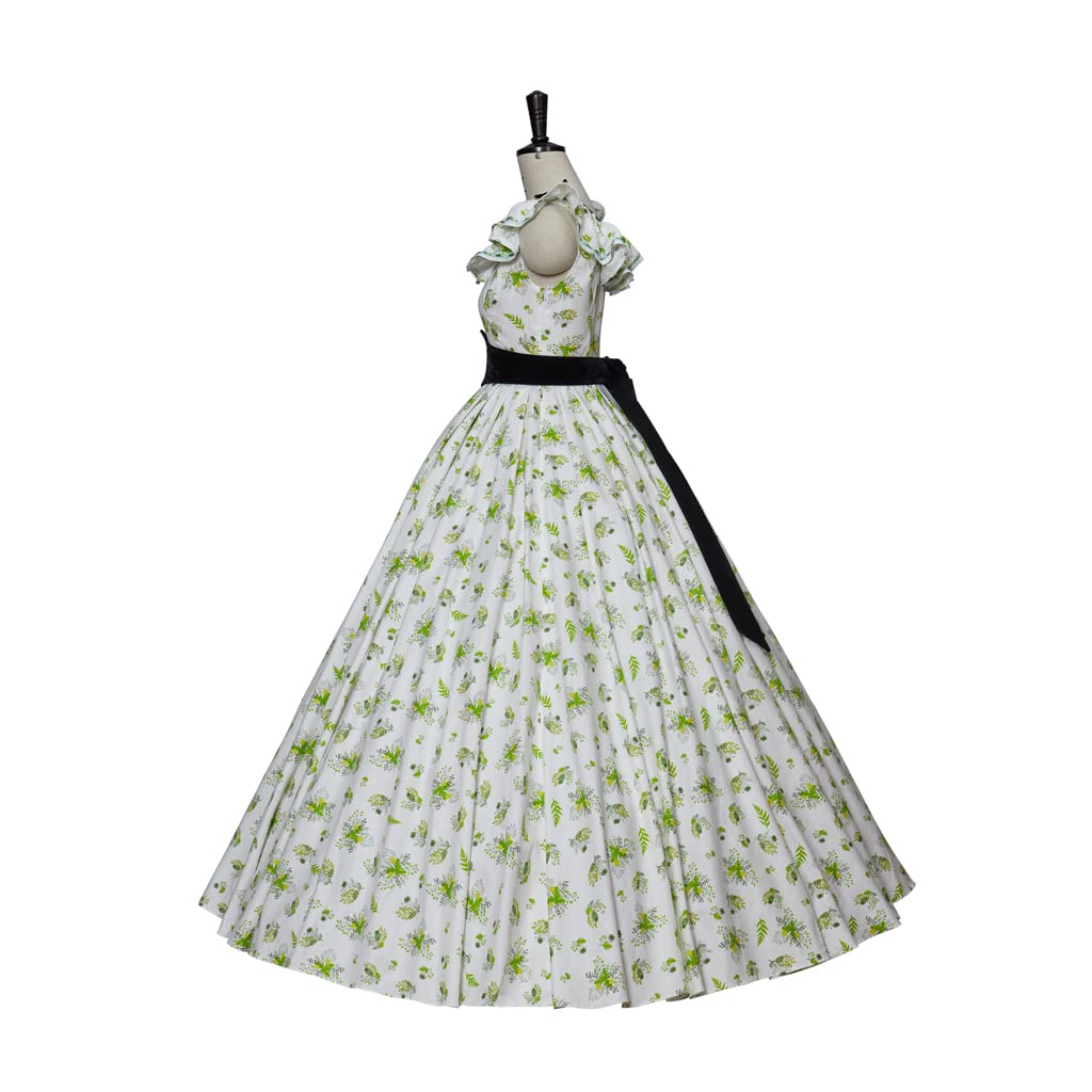 Gone with the Wind Scarlett O'Hara Cosplay Dress - Southern Belle Civil War Costume for Women | Historical Reenactment & Halloween Costume Party