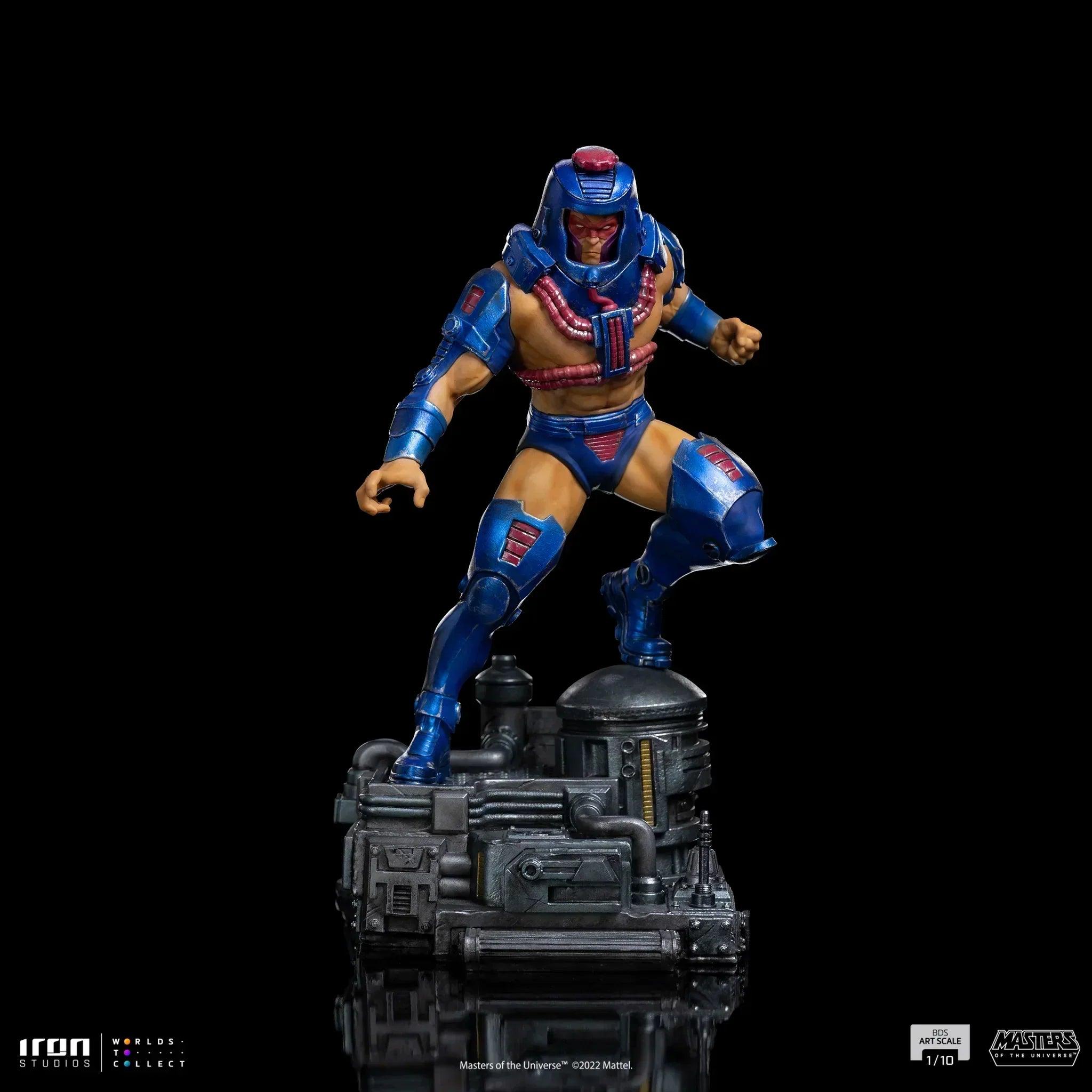 Iron Studios Masters of the Universe Man E Faces BDS Art Scale 1/10 Statue - Collectible Action Figure for Display & Home Decor