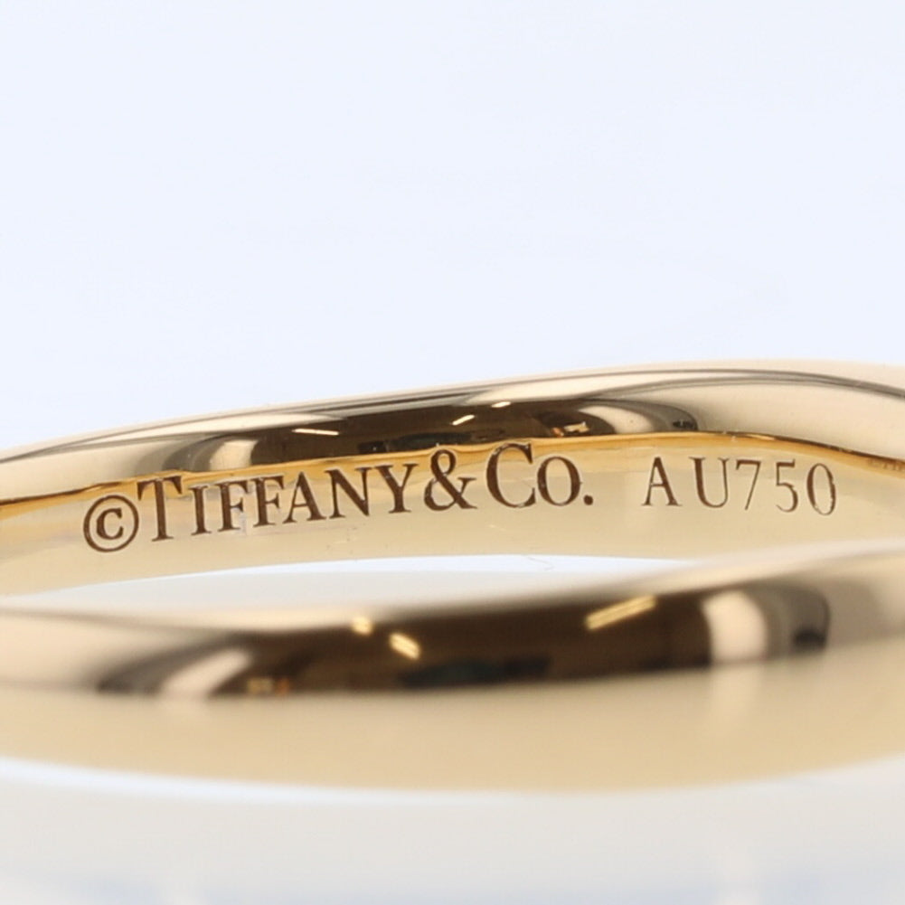 18K Gold Diamond Harmony Ring for Women - Elegant Stackable Wedding Band, Anniversary Gift, Everyday Jewelry for Special Occasions