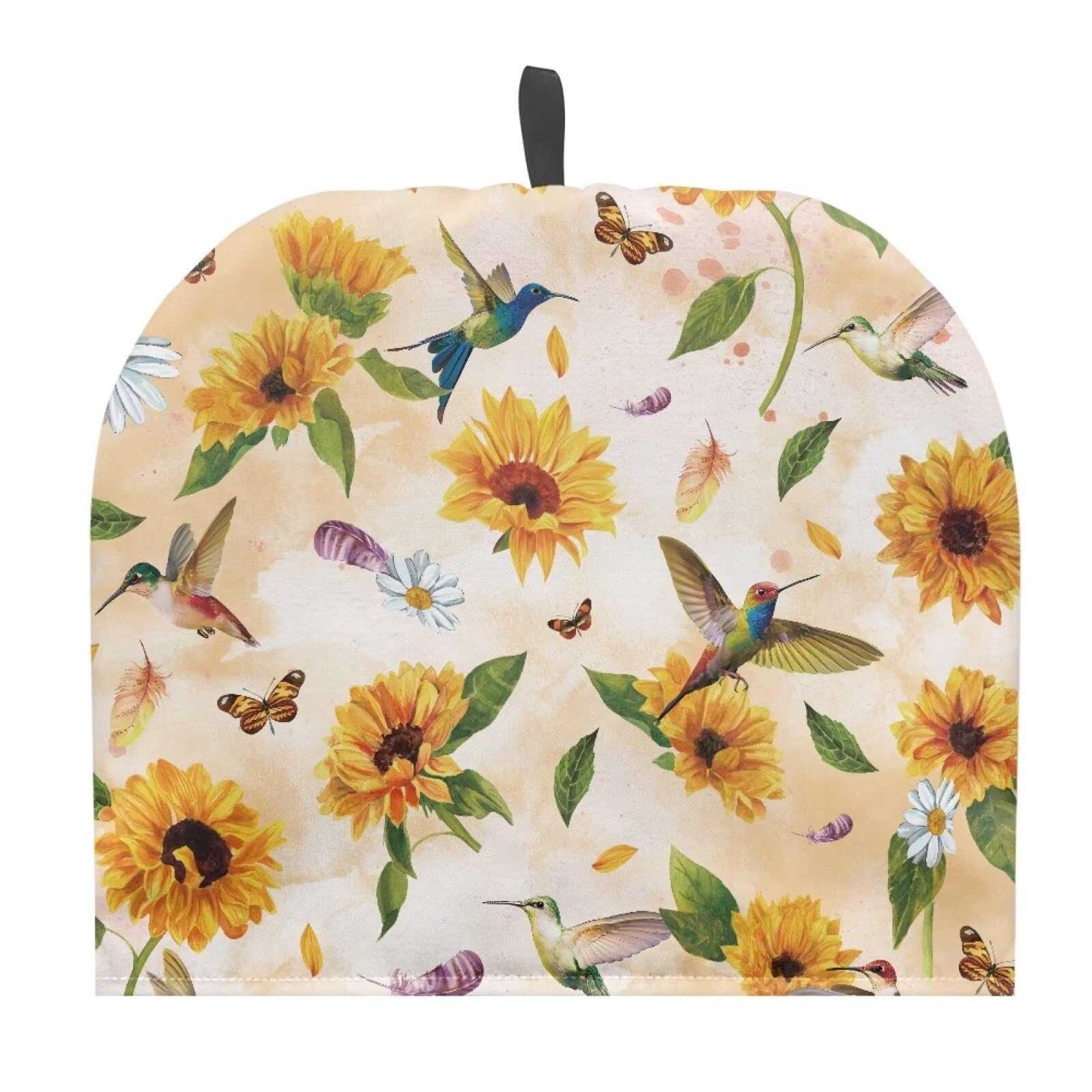 Insulated Hummingbird Tea Pot Cover - Daisy Floral Tea Cozy for Kitchen, Easy to Clean & Portable Kettle Warmer | Perfect for Home Breakfast, Vacation & Decorative Kitchen Accessories