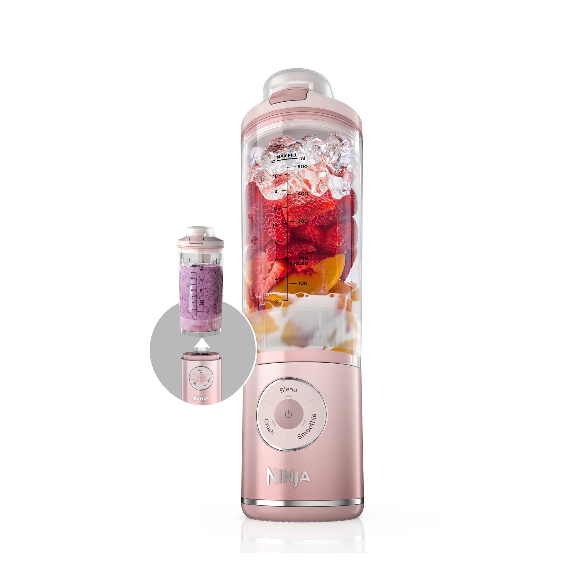 Ninja Blast Max Cordless Portable Blender - Powerful 1000W Motor, 20oz Travel Cup, USB Rechargeable for Smoothies, Protein Shakes & Meal Prep - Perfect for Gym, Office & Outdoor Adventures