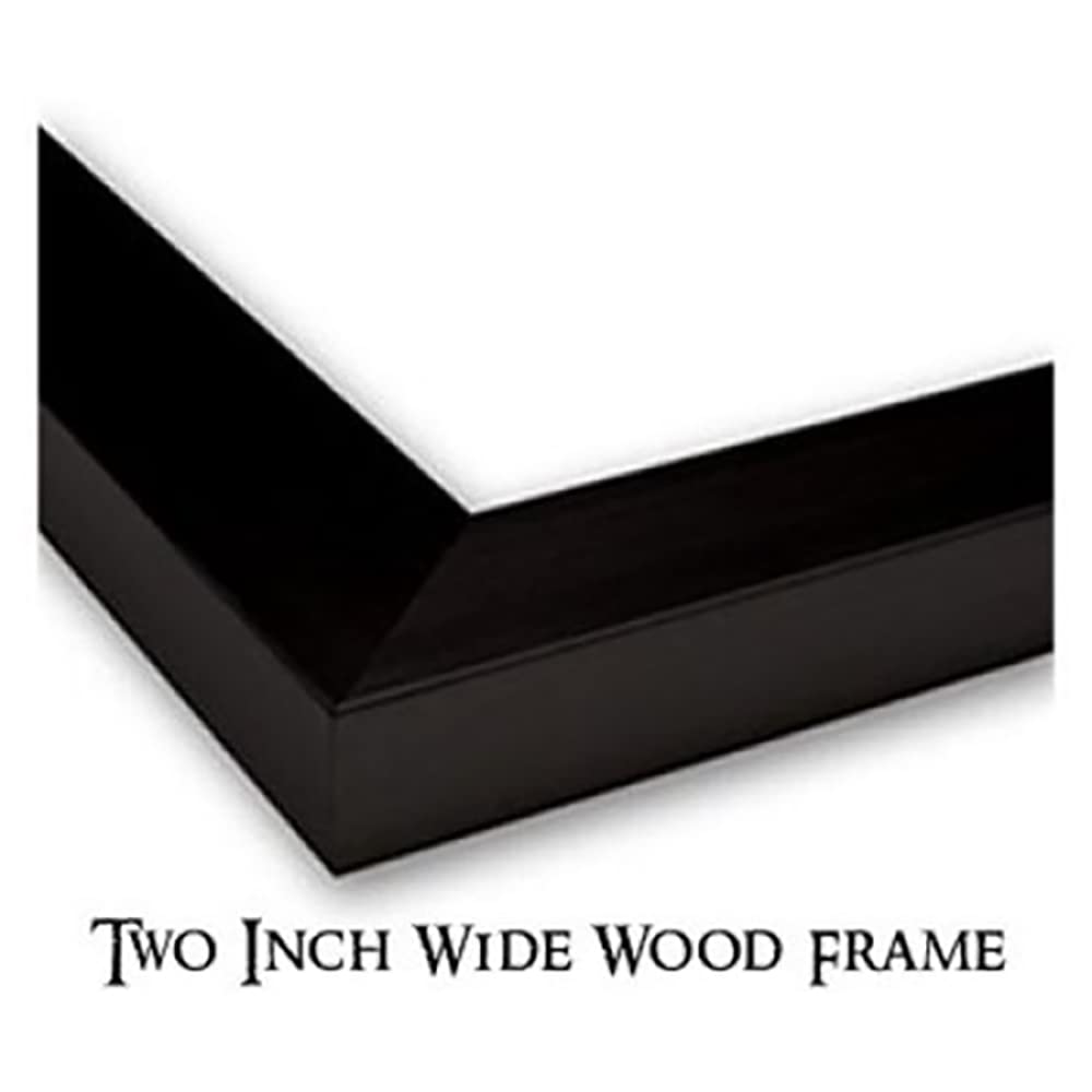 Michael Willett Oxbow I 19x24 Black Modern Wood Framed Art Print with Double Matting - Museum Quality Wall Decor for Living Room, Office & Gallery Display