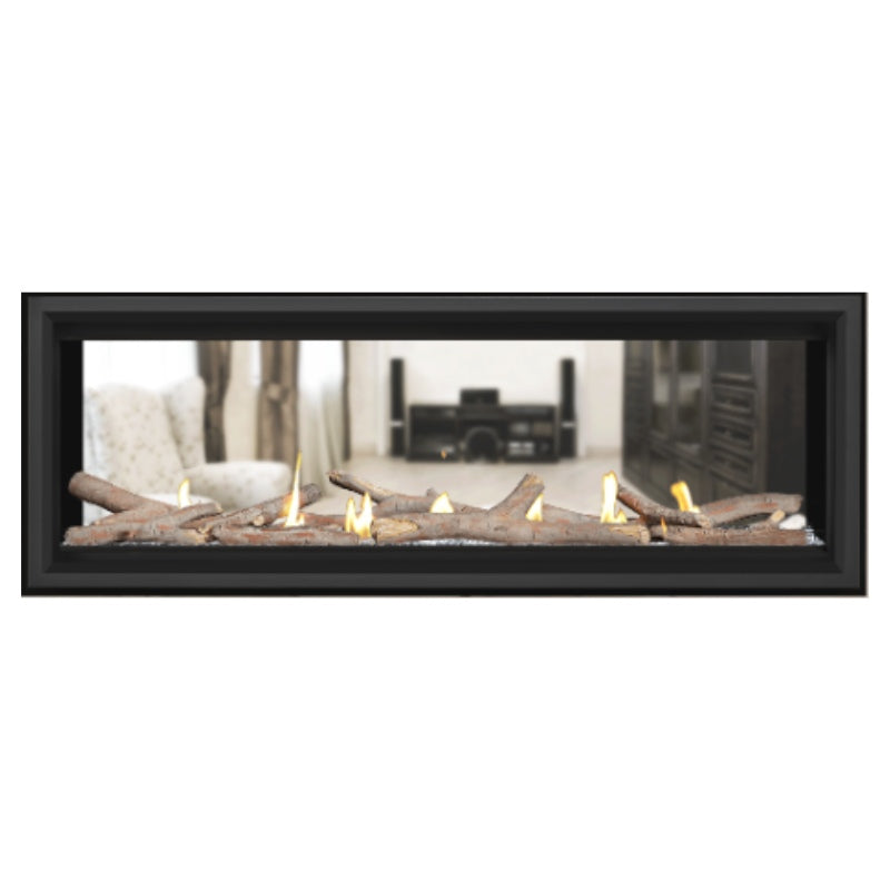 Napoleon Vector 50 See-Through Linear Direct Vent Gas Fireplace LV50N2 - Modern Heating Solution for Living Rooms & Patios