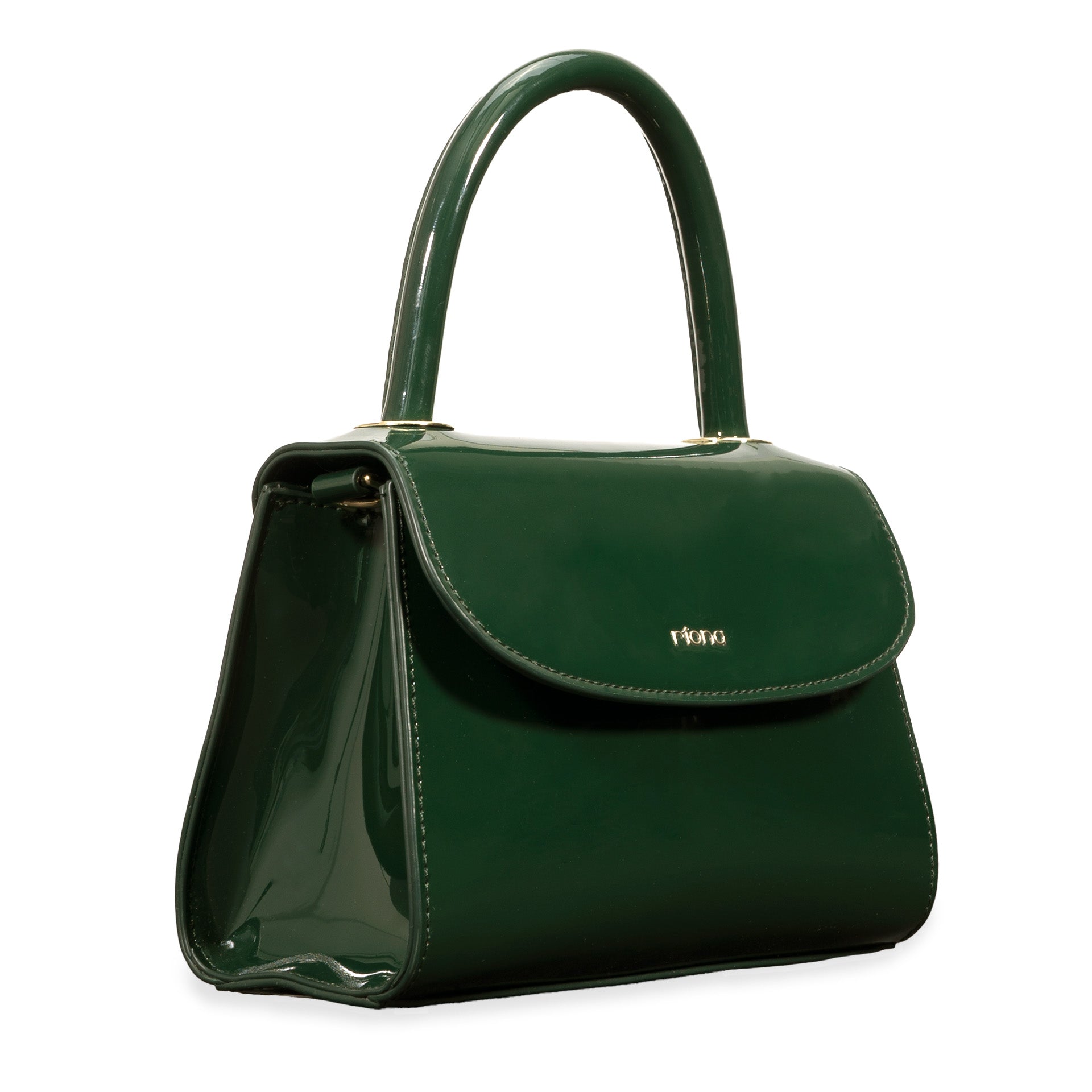 Riona Luna RFID Blocking Mini Top Handle Crossbody Bag for Women - Anti-Theft Small Purse for Travel, Shopping & Everyday Use