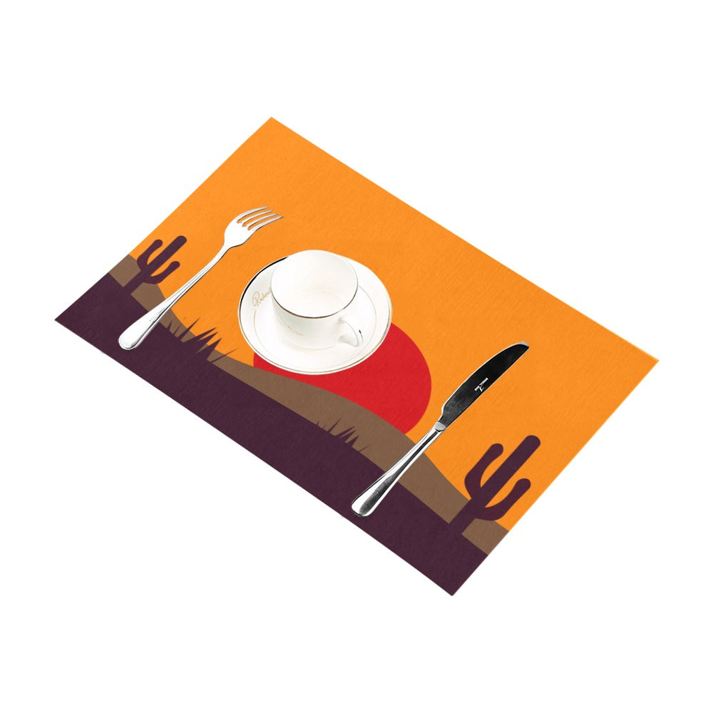 Premium Desert Valley Placemats Set of 4 - 12