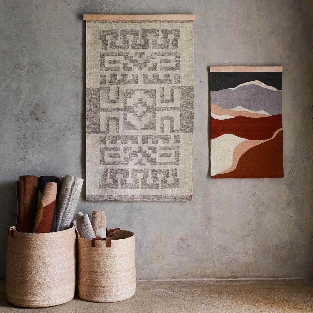 Handwoven Boho Wall Hanging - La Casica Cotton Woven Tapestry for Home Decor, Bedroom & Living Room Wall Art - Perfect for Bohemian Style Interior Design