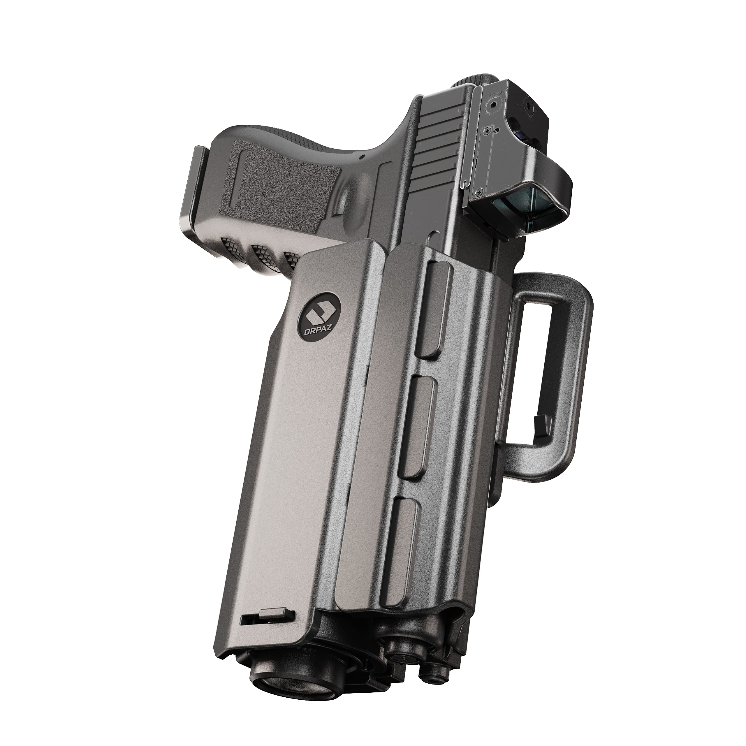 Orpaz T40 Adjustable Modular SD9VE Holster - OWB Compatible with S&W SD9VE Pistol - Fits Light, Laser, Sight & Optics - Tactical Gun Holder for Secure Carry | Perfect for Range Training, Concealed Carry & Outdoor Activities