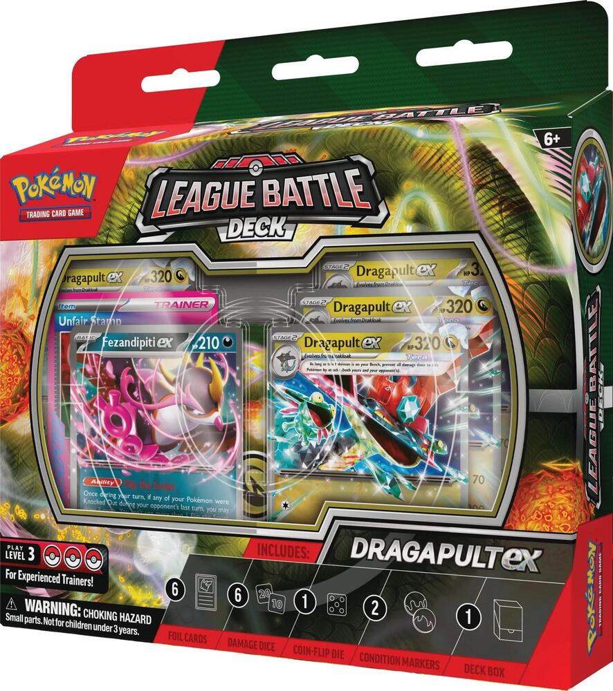 Pokemon Dragapult ex League Battle Deck - 6 Box Case | Official TCG Cards for Competitive Play & Collecting | Perfect for Tournaments, Game Nights & Gifts