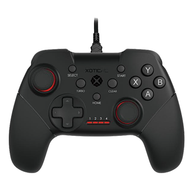 XOTIC PC Wired Gaming Controller for Windows 10/11 - Ergonomic Design with Dual Vibration - Perfect for Gaming Enthusiasts & Gift for Graduates and Fathers - Ideal for PC Gaming, Streaming, and Esports Tournaments