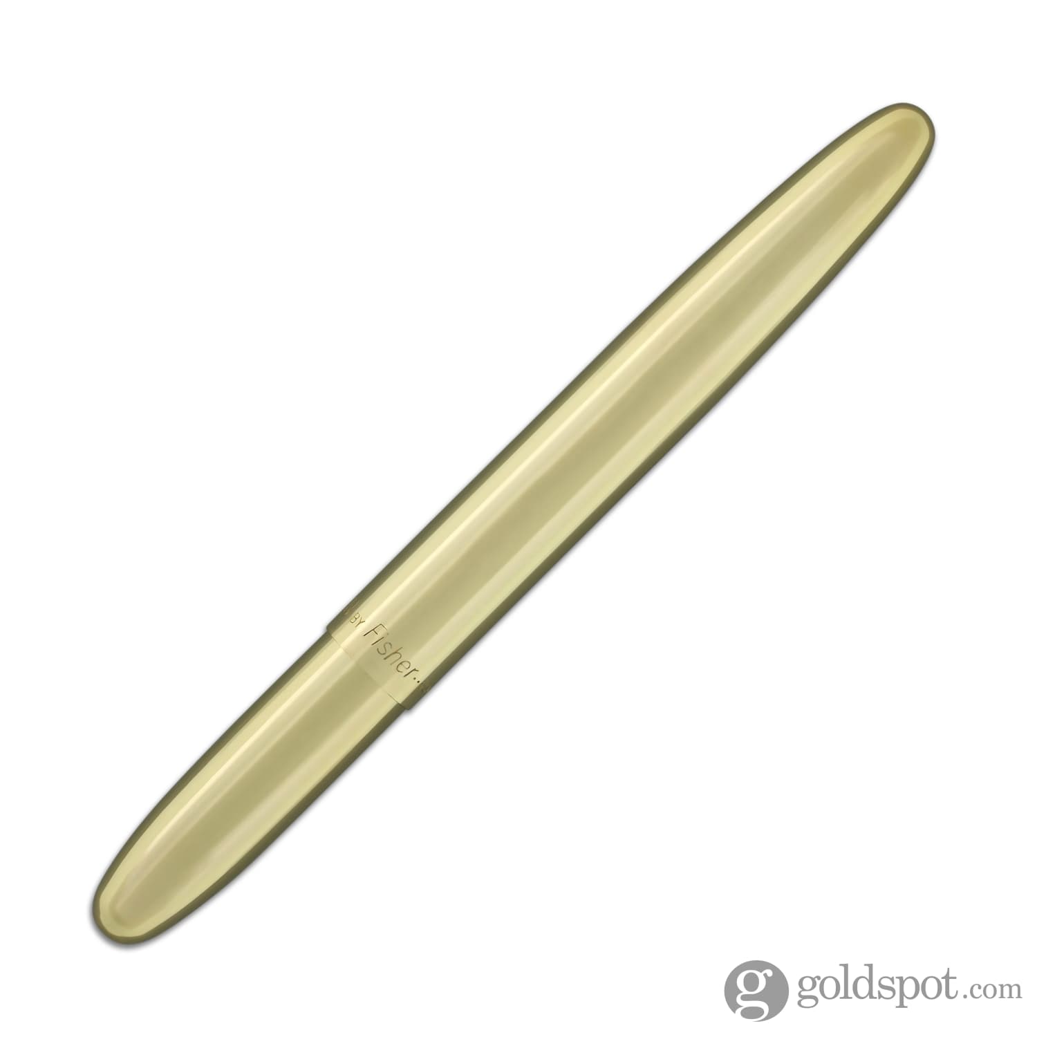 Fisher Space Pen Bullet Ballpoint Pen in Raw Brass - Compact, Refillable, and Writes Anywhere - Perfect for Outdoor Adventures, Travel, and Everyday Carry (EDC)
