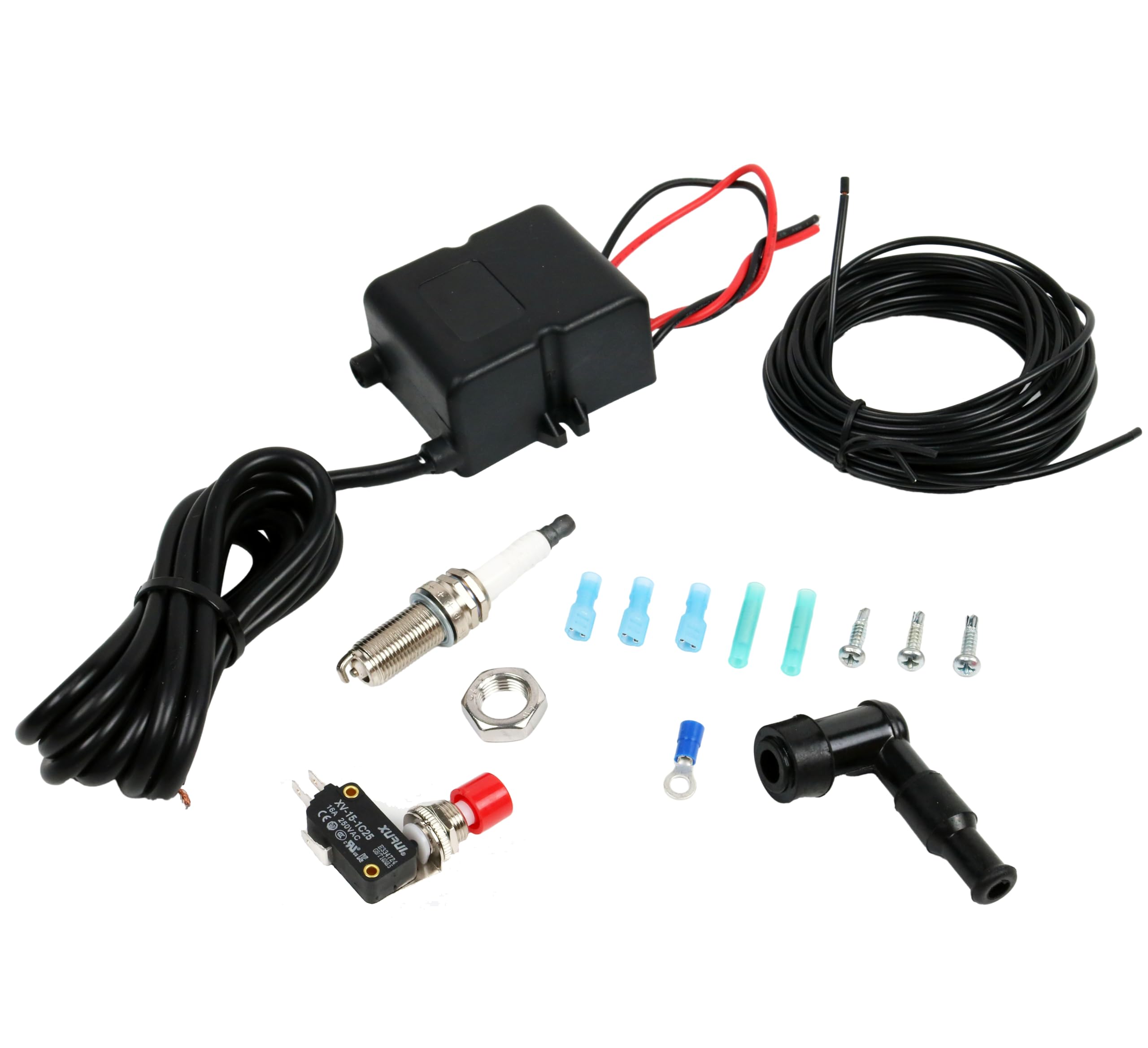 JEENDA BFTKAFK Single Exhaust Flame Kit - Compatible with Flamethrower Kits for Single Exhaust Vehicles & Motorcycles | Enhance Your Ride with Stunning Flame Effects for Car Shows & Night Cruising