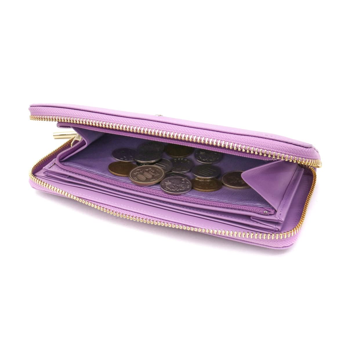 LANVIN en Bleu Women's Leather Wallet - Luxury Designer Wristlet Clutch for Women | Perfect for Evening Parties, Date Nights & Special Occasions
