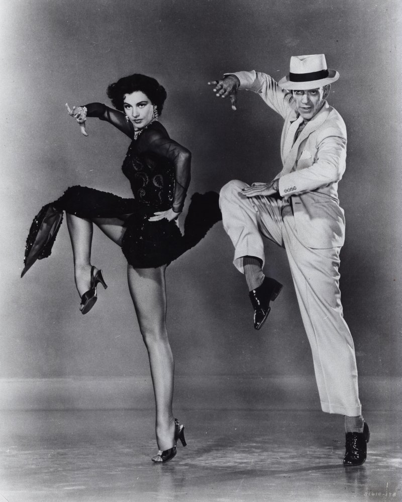 Fred Astaire and Cyd Charisse Dancing in Silk Stockings Vintage Photo Print - 24x30 Inches Wall Art Decor for Movie Lovers, Dance Enthusiasts & Classic Hollywood Fans - Perfect for Home Theater, Dance Studio or Office Decoration