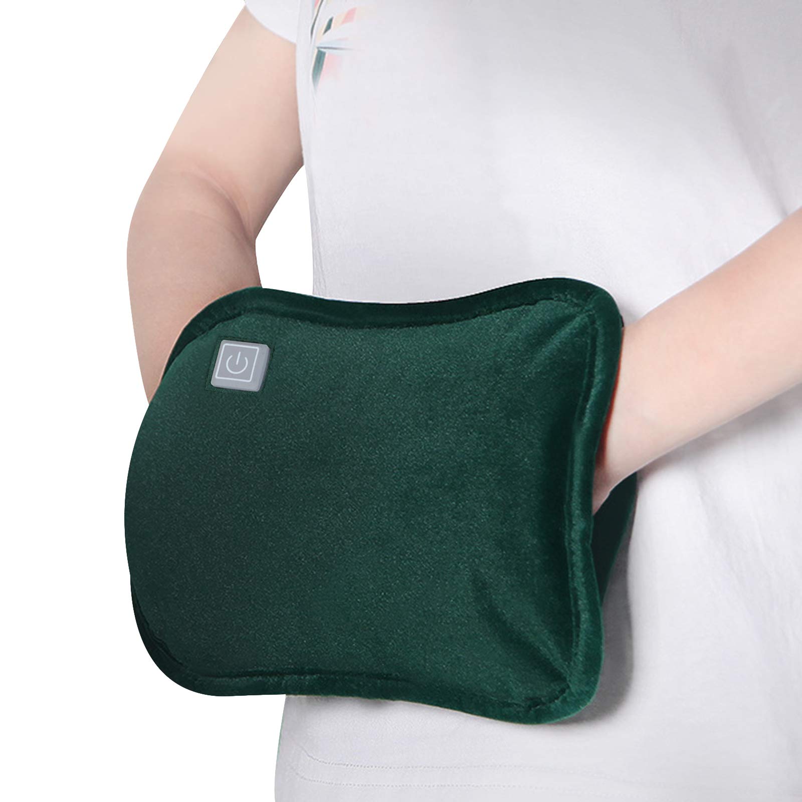 Rechargeable Electric Hot Water Bottle with Soft Flannel Cover - Large Capacity Thermal Hand Warmer for Winter, Pain Relief & Comfort - Perfect for Home, Office & Outdoor Use