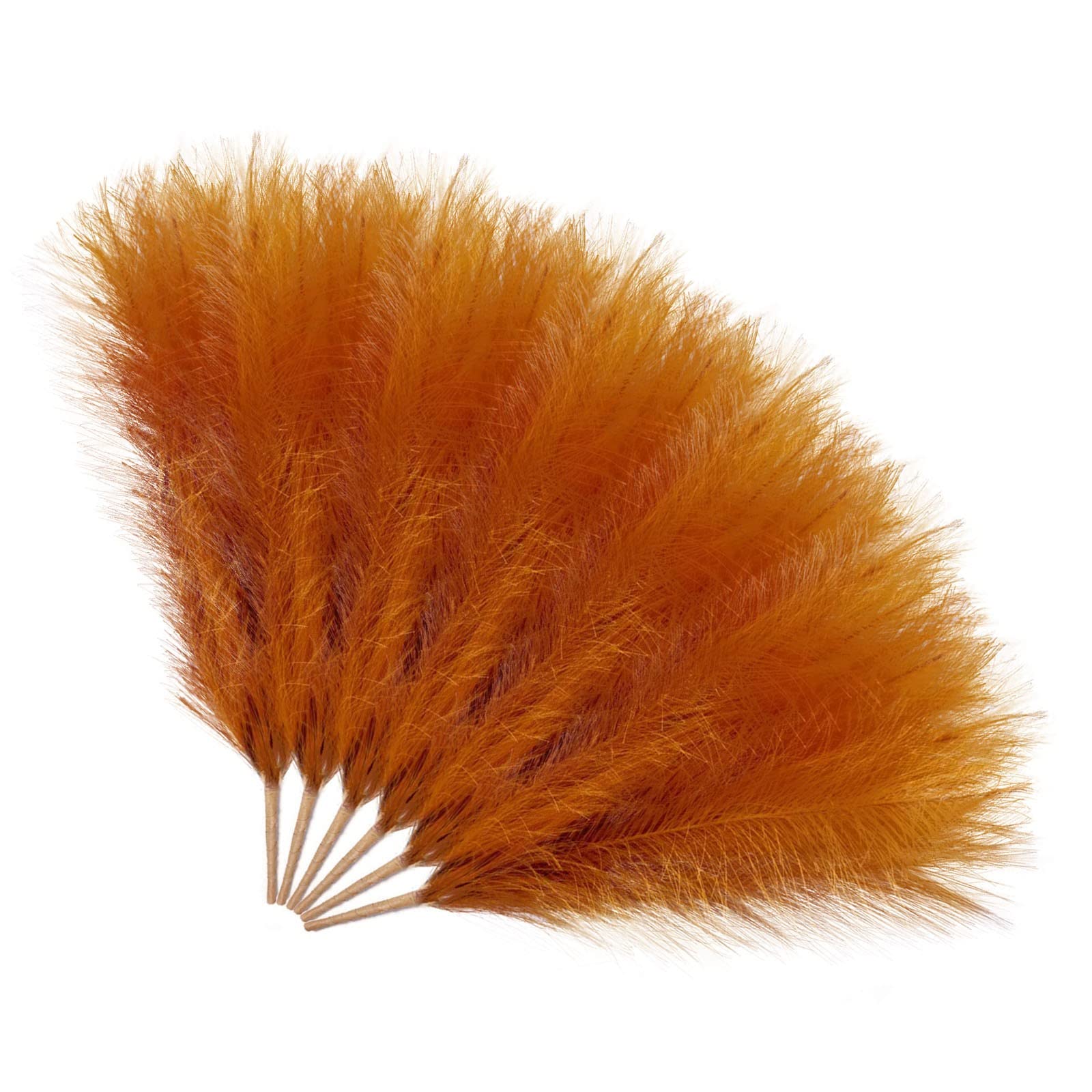 Premium Artificial Bulrush Flowers - Nordic Style Decorative Bouquet for Wedding, Party, Home & Garden Decor (Golden, Faux) | Perfect for Indoor & Outdoor Use in Living Rooms, Porches, and Event Centerpieces