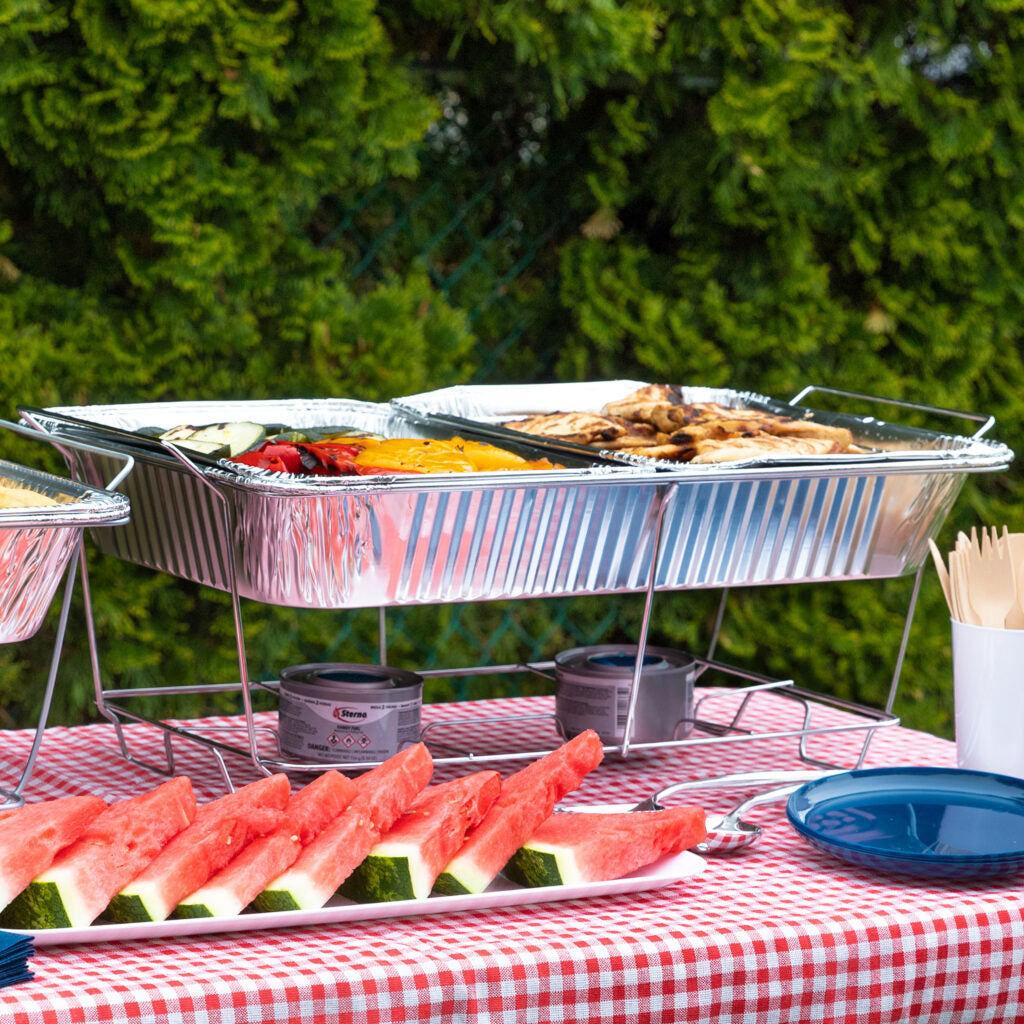 Stainless Steel Chafing Dish Wire Rack - 3-Piece Buffet Serving Set for Catering, Parties & Food Warmers - Perfect for Buffets, Weddings, Banquets & Professional Kitchen Use