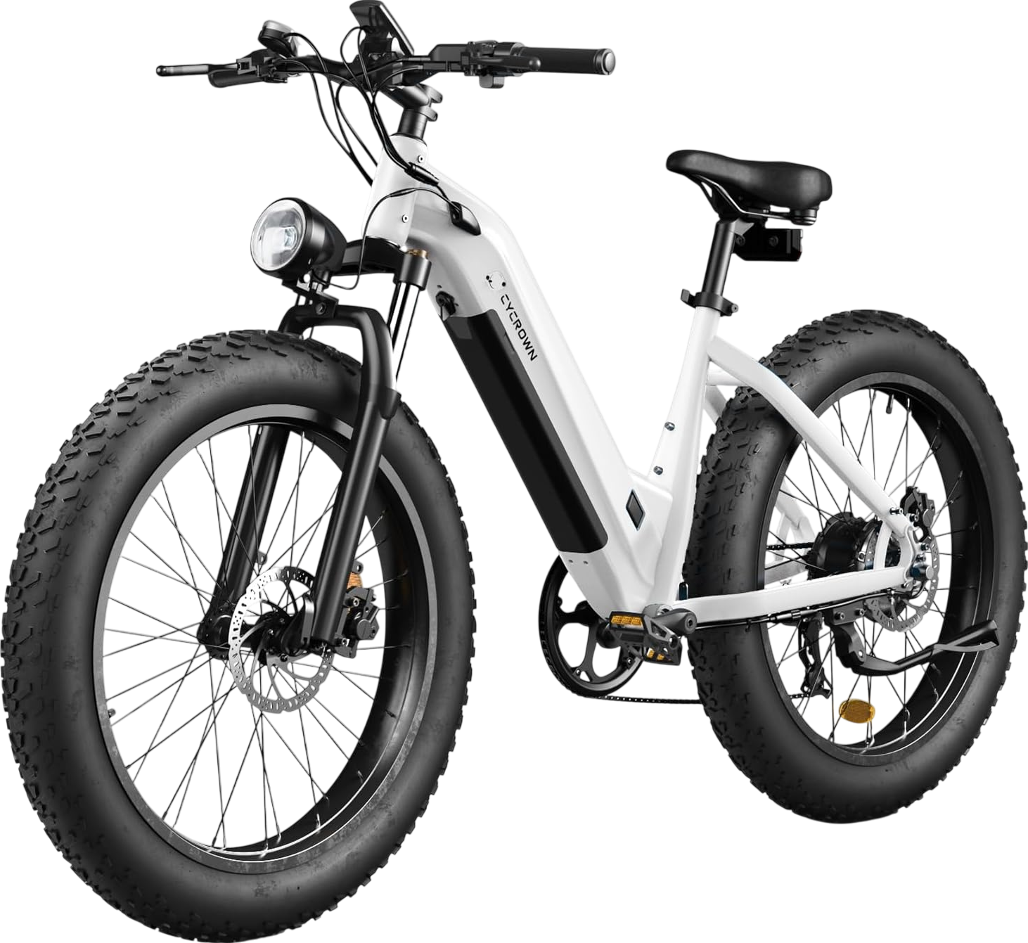 Cycrown CycVerve 48V 7500W All-Terrain Electric Bike - 28 MPH Top Speed, 60+ Mile Range - Perfect for Commuting, Off-Road Adventures & Urban Exploration