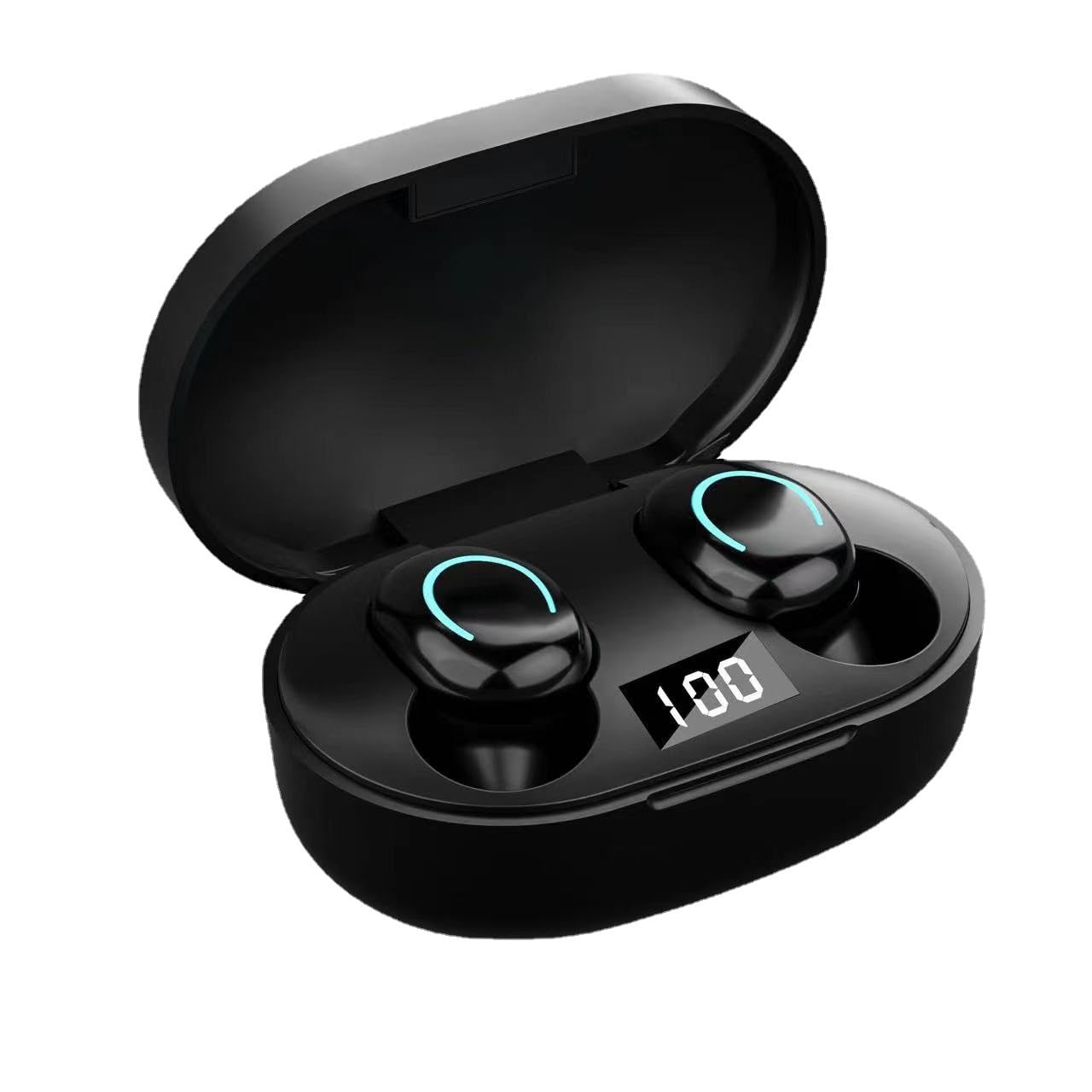 FRESHEN - Mini Bluetooth Earbuds with Mic, LED Power Display, True Wireless Stereo Sound | Perfect for Gym, Running, Commuting & Work Calls