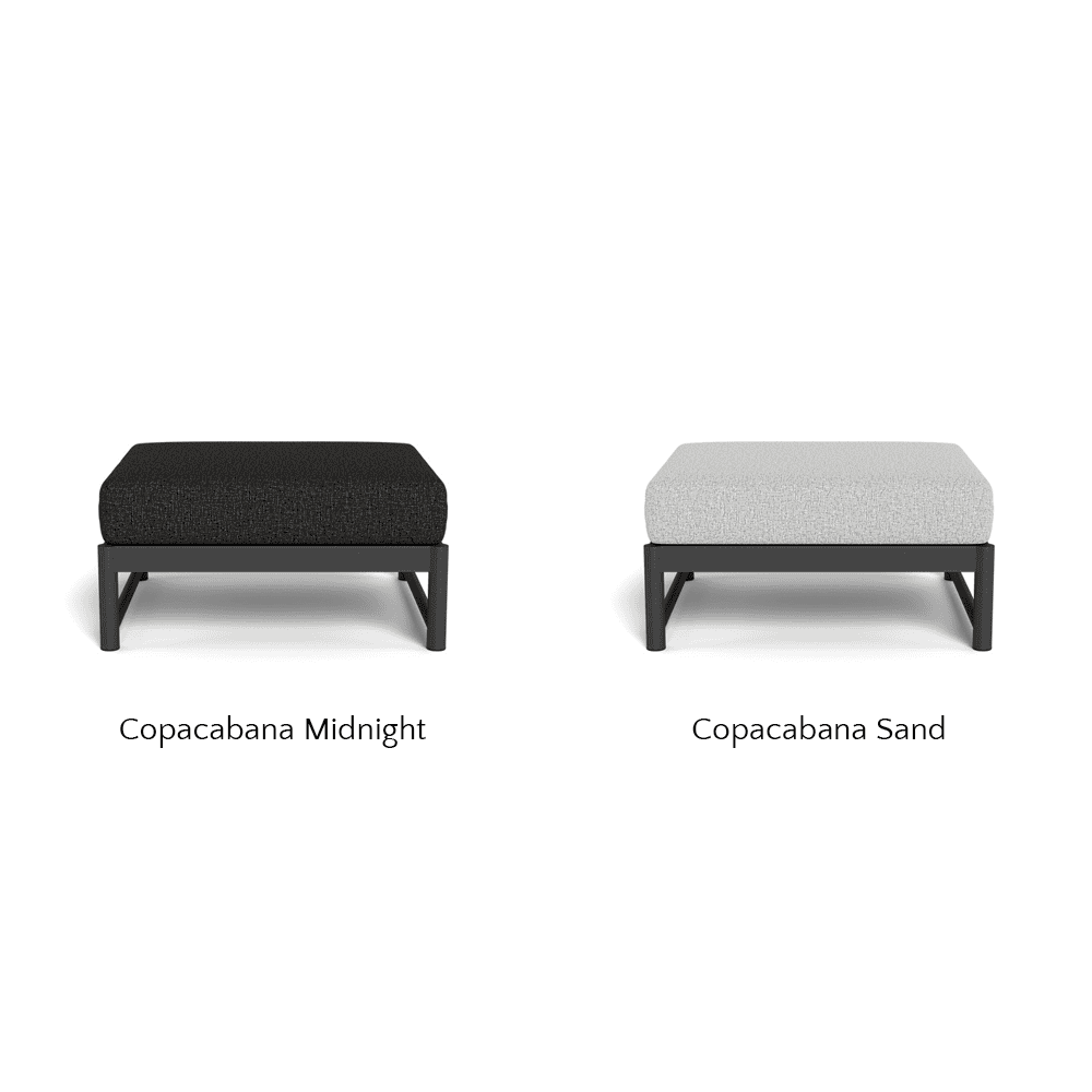 Breeze XL Outdoor Ottoman - Waterproof Patio Furniture, Durable & Weather-Resistant - Perfect for Poolside, Garden, Deck, and Backyard Relaxation