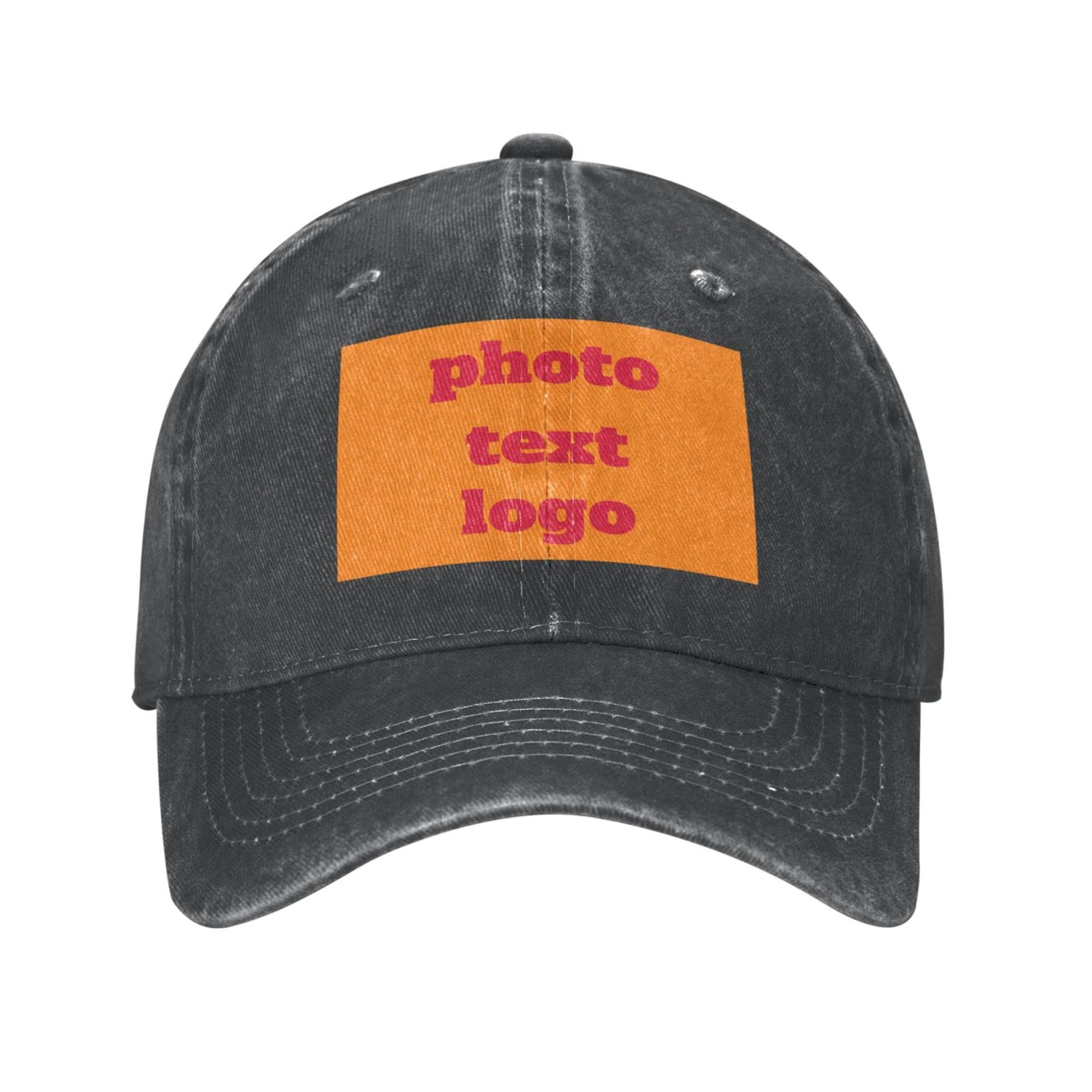 Custom Embroidered Baseball Caps for Men - Personalized Text & Logo Cowboy Hats - Perfect for Outdoor Activities, Rodeos & Country Style Fashion