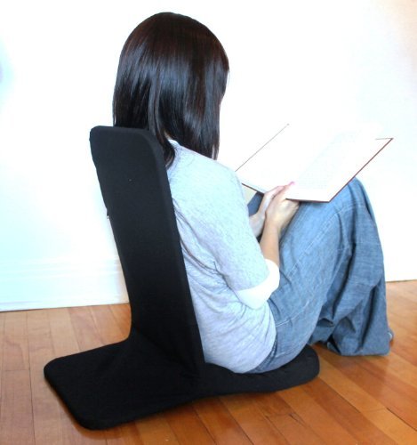 Portable Floor Chair - Adjustable Backrest Folding Chair for Adults, 14x22x21 Inches, Perfect for Meditation, Yoga, Reading & Gaming - Karma Floor Seating Solution