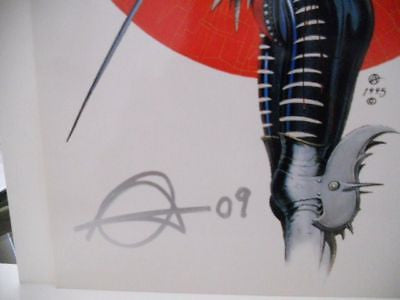 Chris Achilleos Fantasy Artist Signed Postcard 2008 - Limited Edition Collectible Artwork for Fans & Fantasy Enthusiasts | Perfect for Framing, Gifts & Home Decor